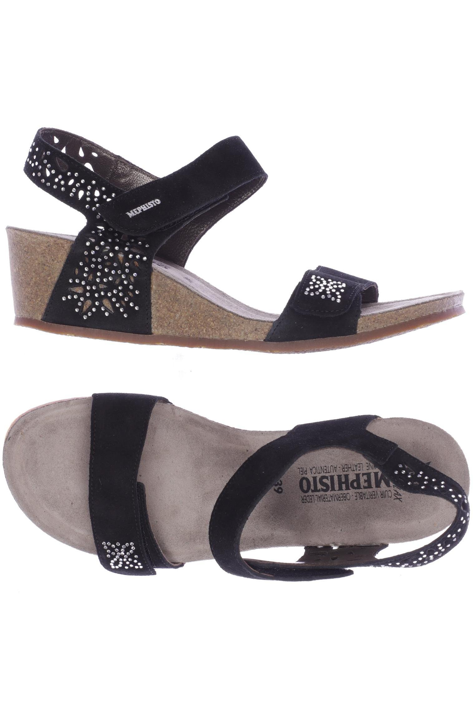 

MEPHISTO Damen Sandale, schwarz