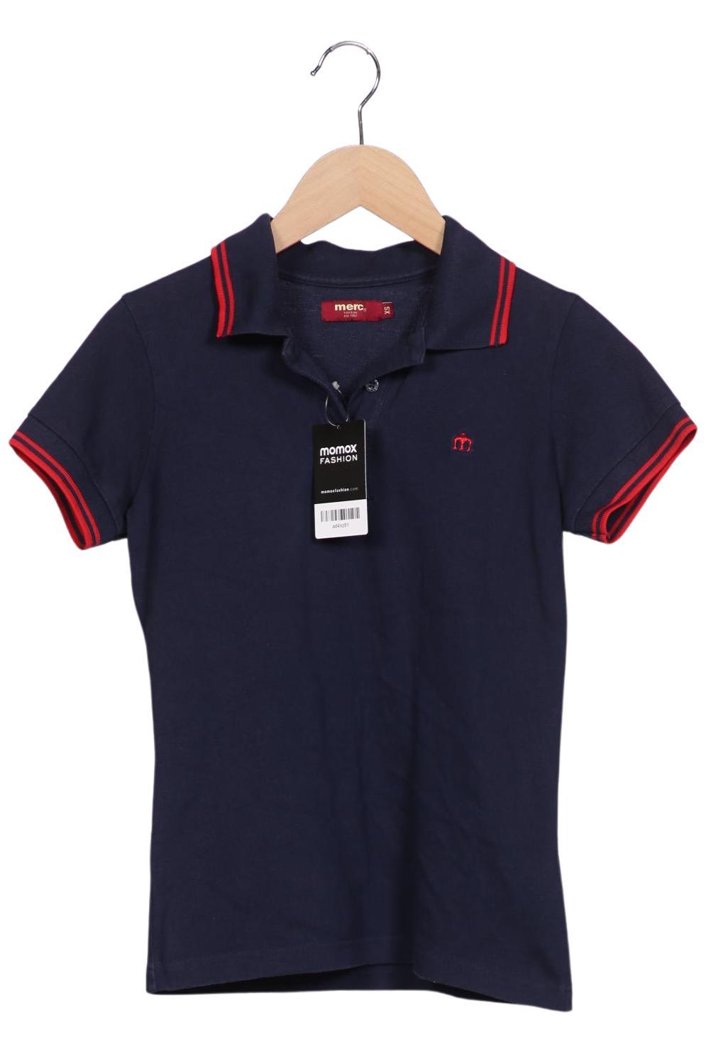 

merc Damen Poloshirt, marineblau, Gr. 34