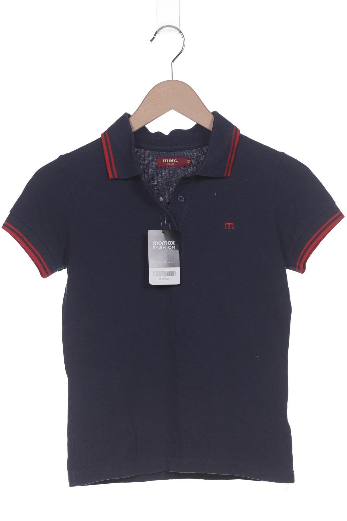 

merc Damen Poloshirt, marineblau, Gr. 34