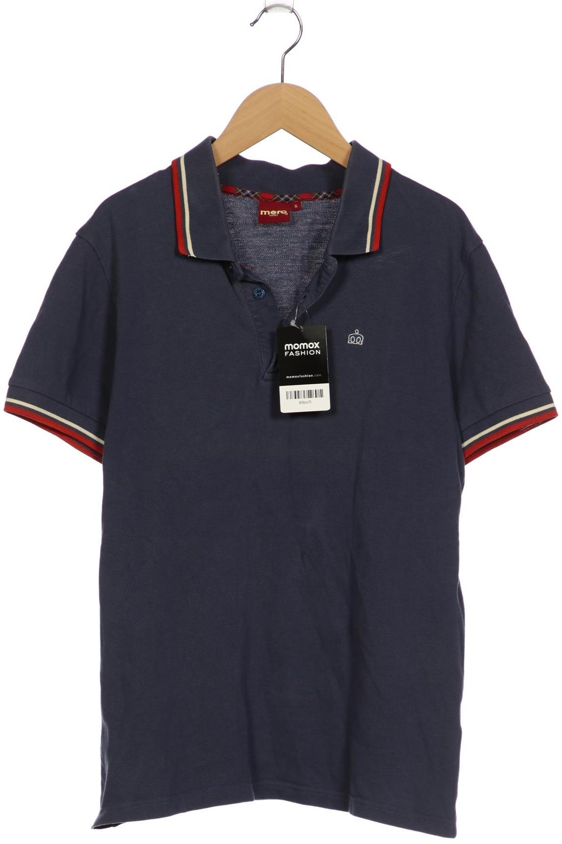 

merc Herren Poloshirt, blau, Gr. 46