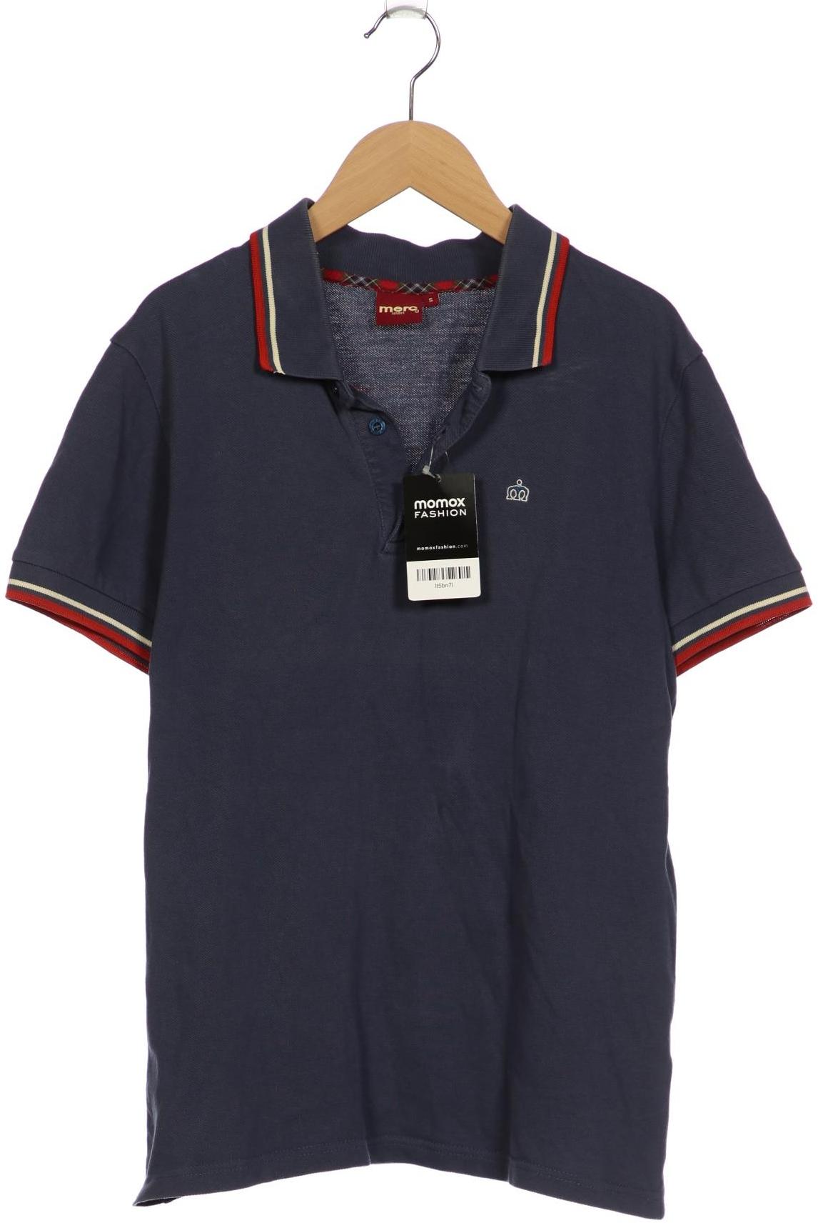 

merc Herren Poloshirt, blau, Gr. 46