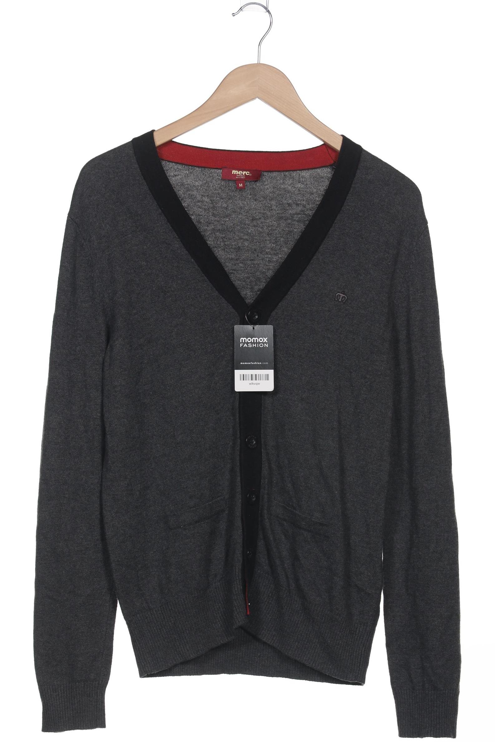 

merc Herren Strickjacke, grau, Gr. 48