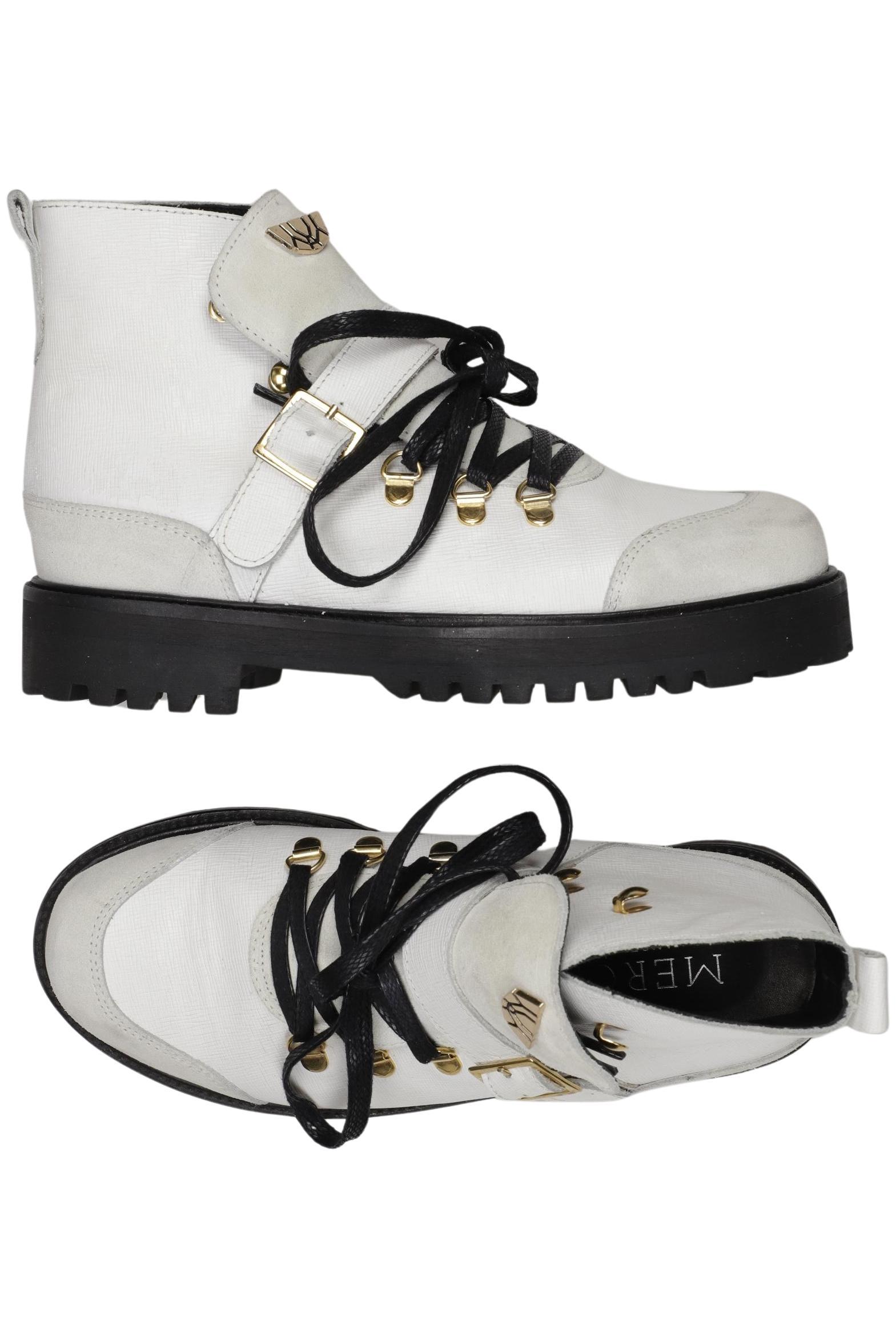 

Mercer Amsterdam Damen Stiefelette, weiß, Gr. 37