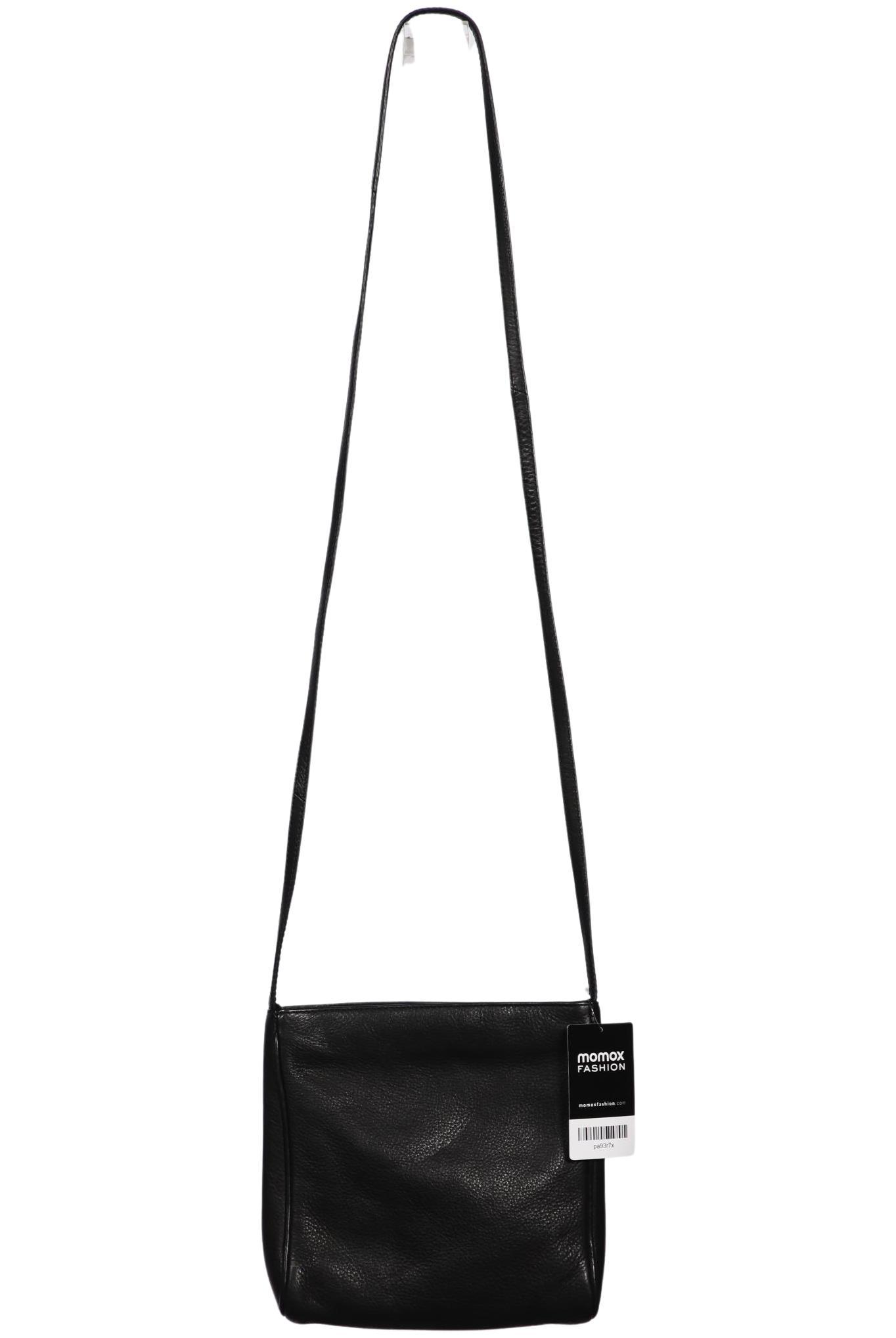 

Merlin Lederwerkstatt Damen Handtasche, schwarz, Gr.