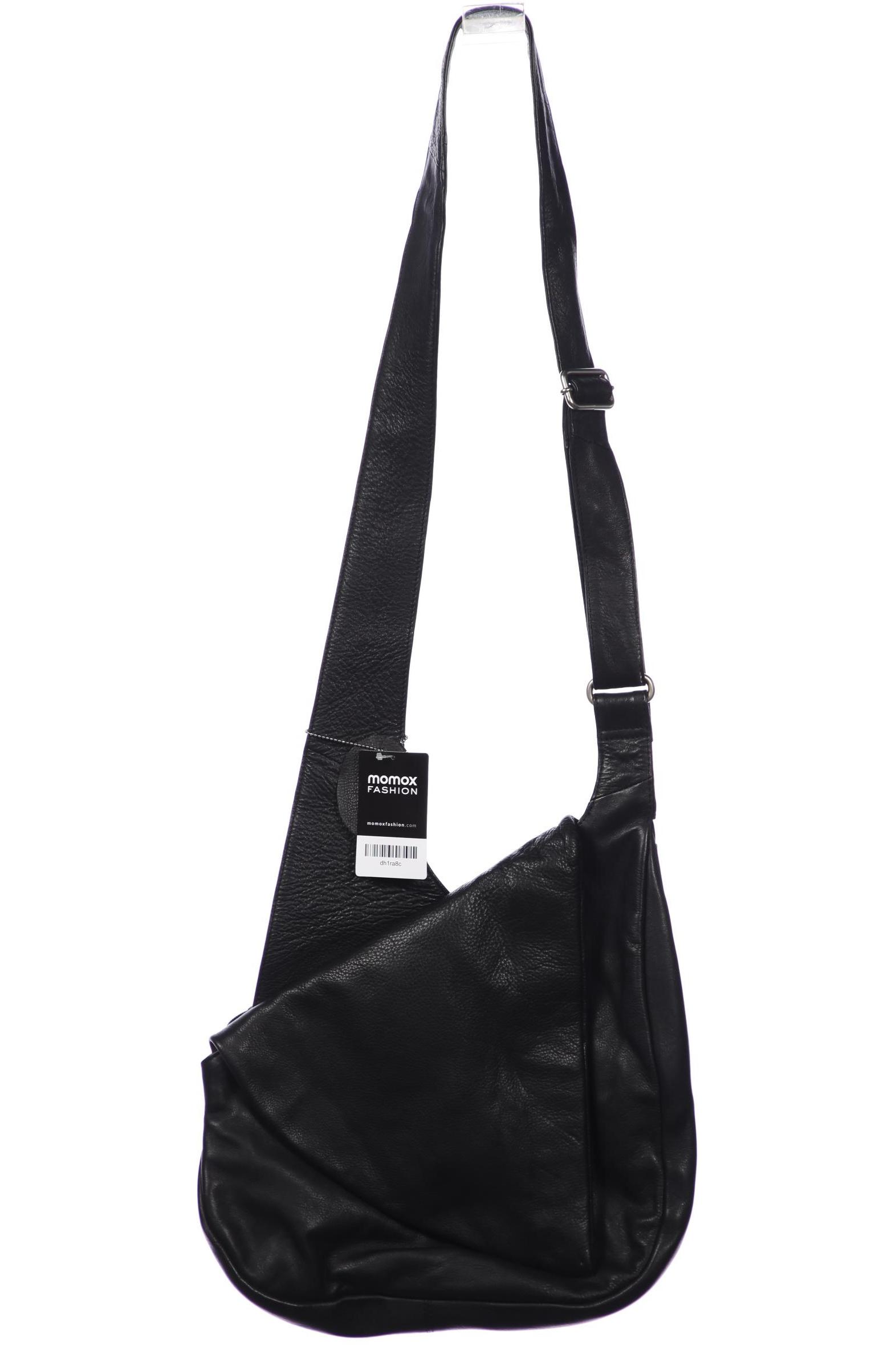 

MERLIN LEDERWERKSTATT Damen Handtasche, schwarz