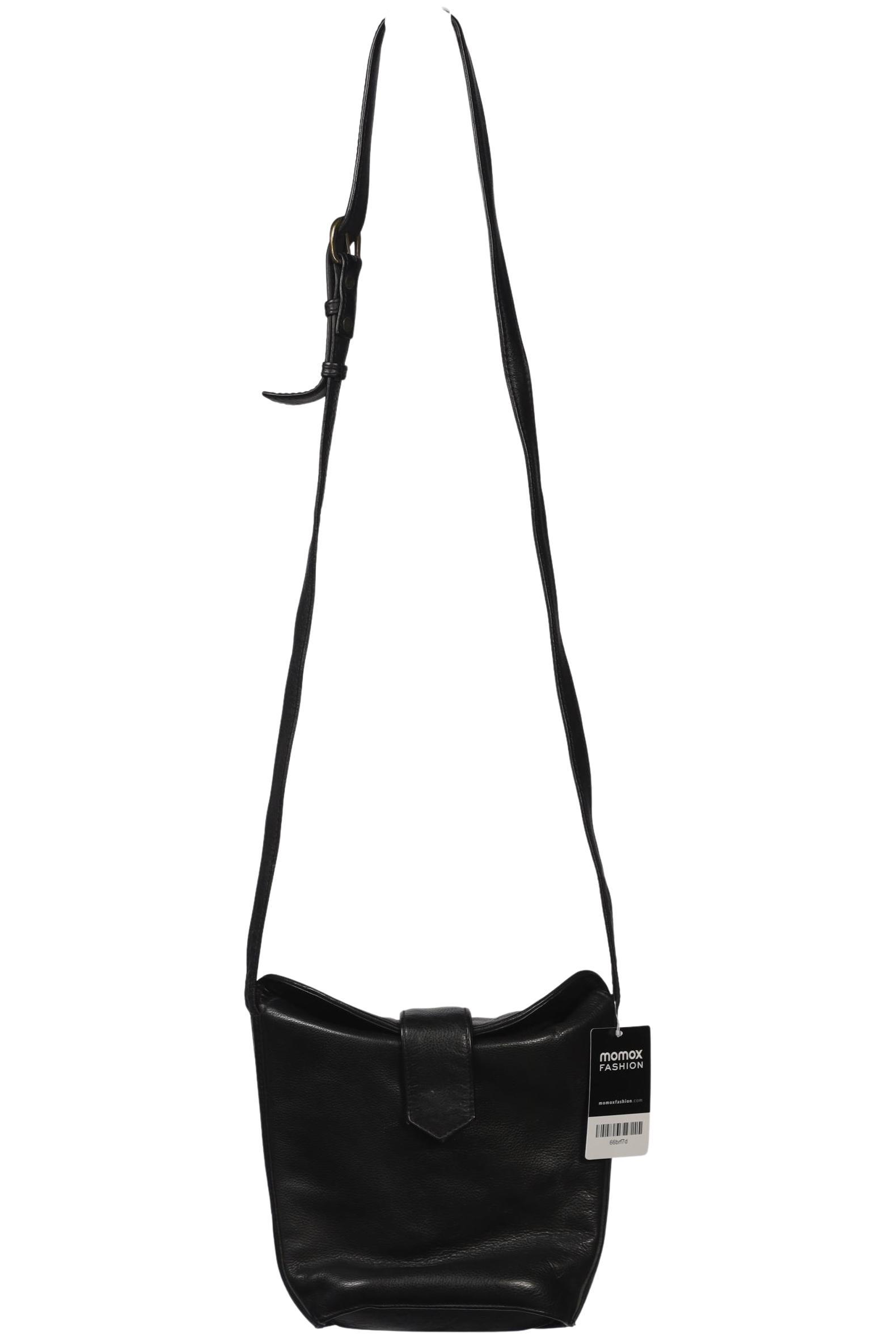 

Merlin Lederwerkstatt Damen Handtasche, schwarz, Gr.