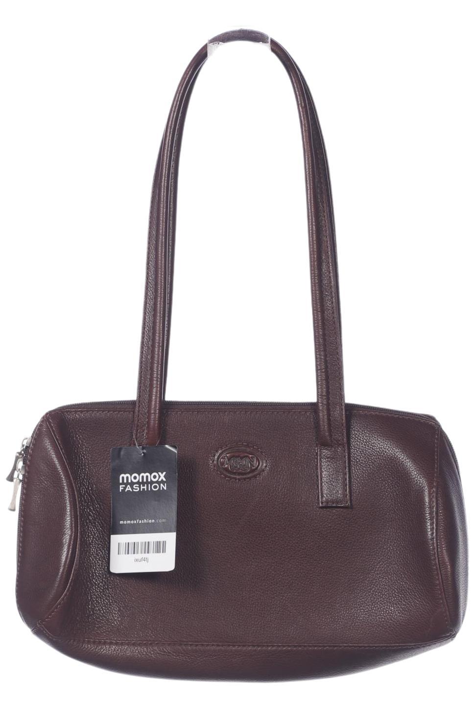 

Merlin Lederwerkstatt Damen Handtasche, braun, Gr.