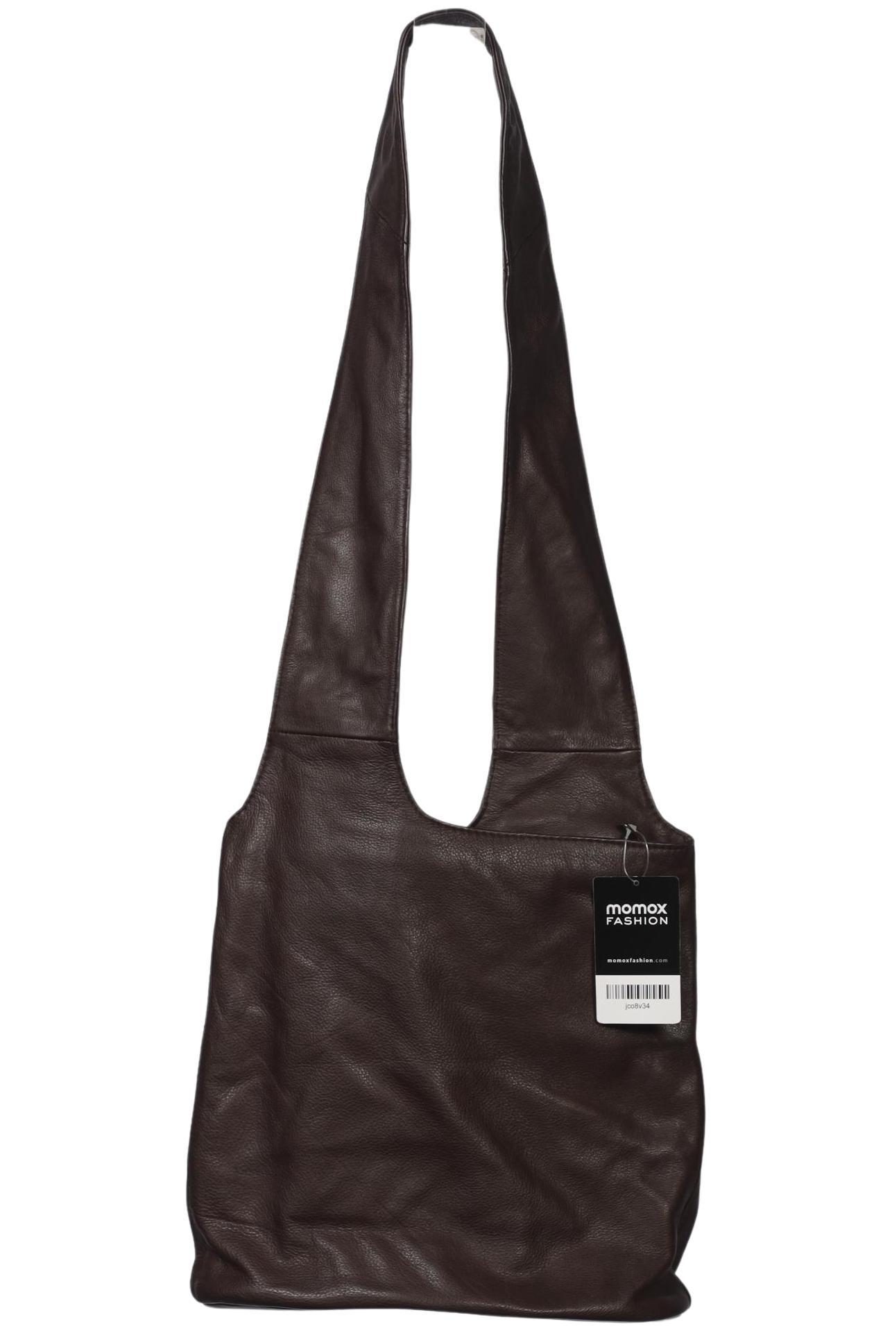 

Merlin Lederwerkstatt Damen Handtasche, braun, Gr.