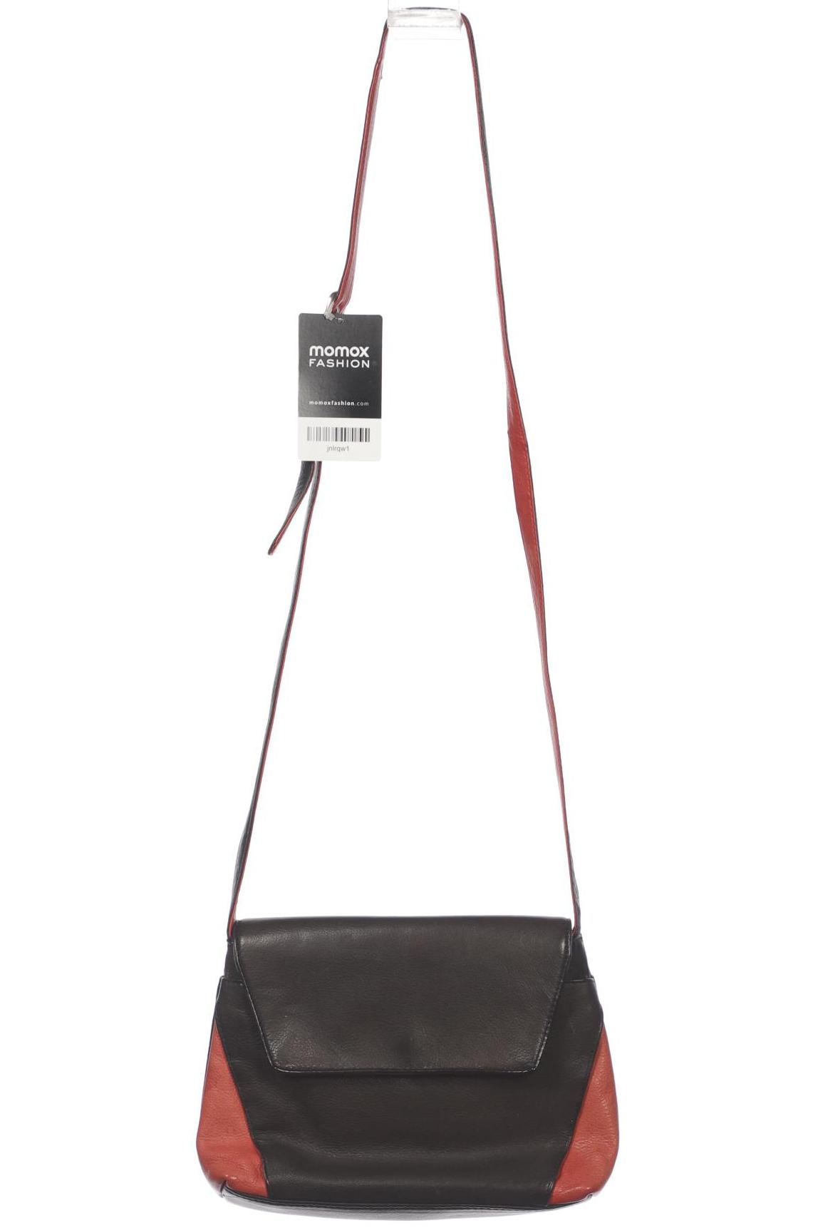

Merlin Lederwerkstatt Damen Handtasche, schwarz, Gr.