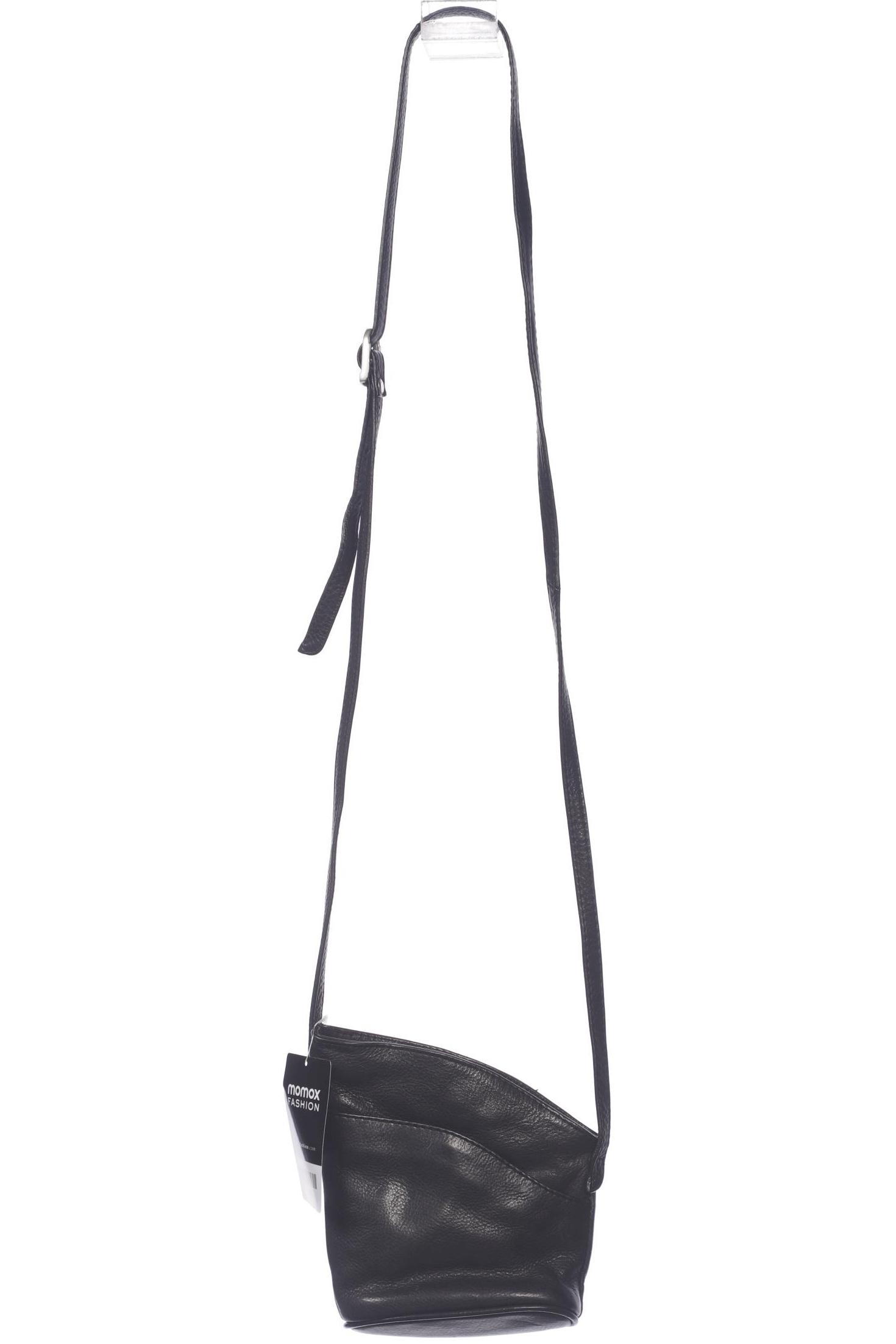 

Merlin Lederwerkstatt Damen Handtasche, schwarz, Gr.