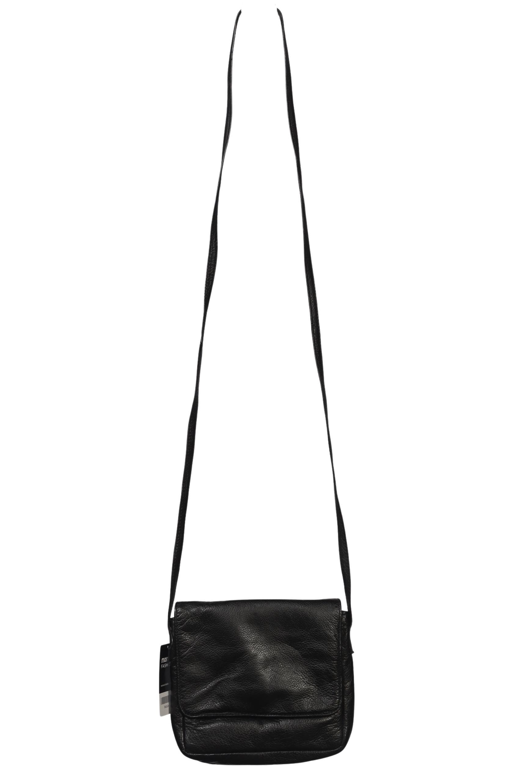 

Merlin Lederwerkstatt Damen Handtasche, schwarz, Gr.