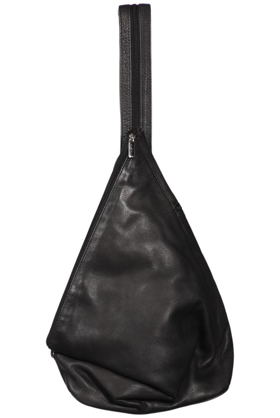 

Merlin Lederwerkstatt Damen Rucksack, schwarz, Gr.