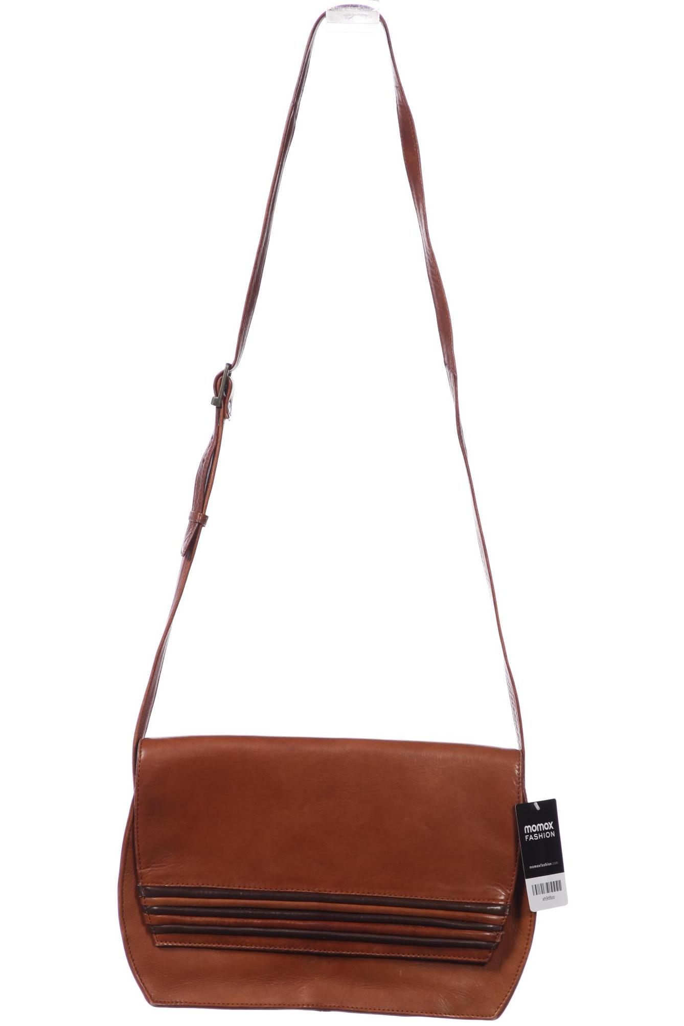 

Merlin Lederwerkstatt Damen Handtasche, braun, Gr.