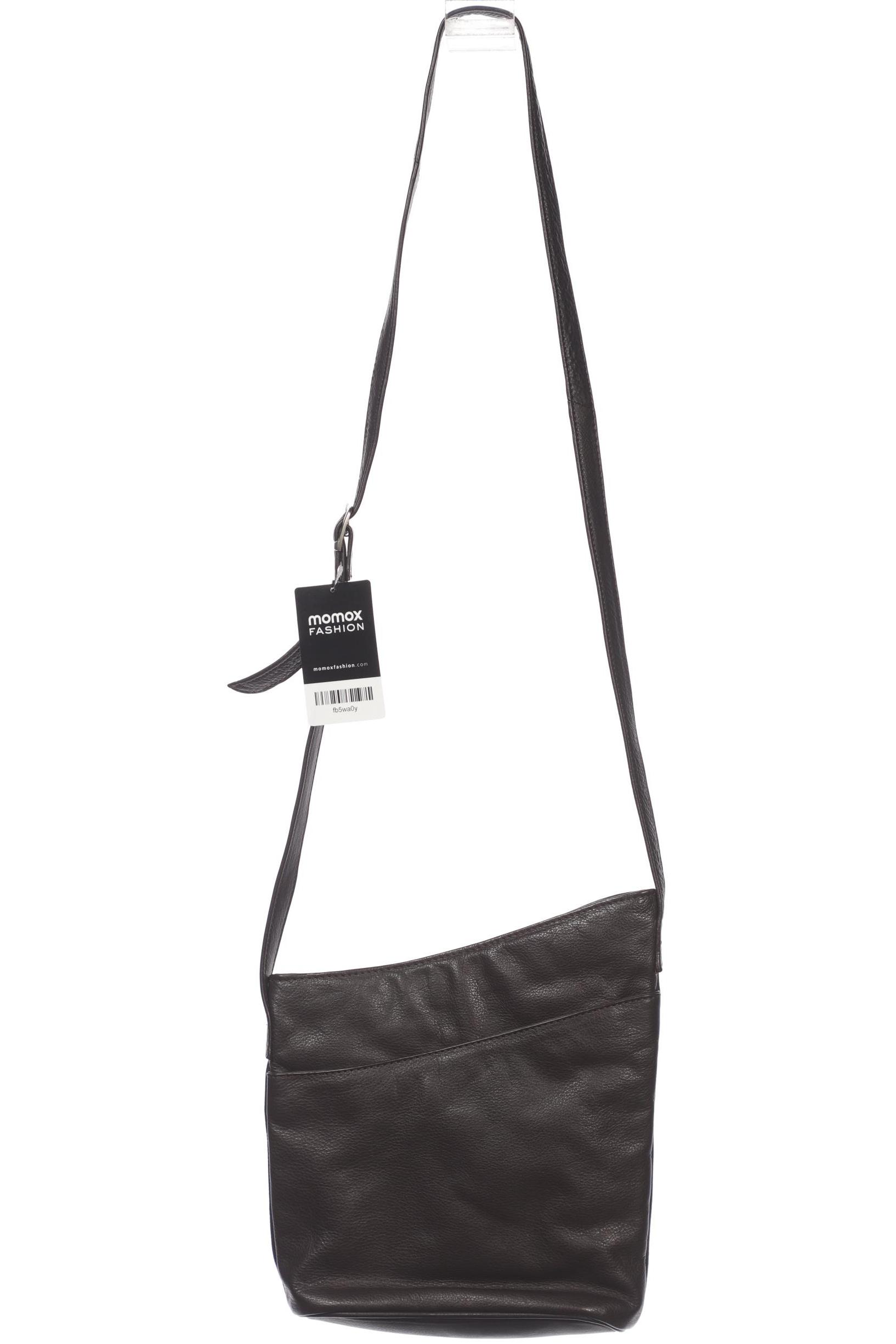 

MERLIN LEDERWERKSTATT Damen Handtasche, braun