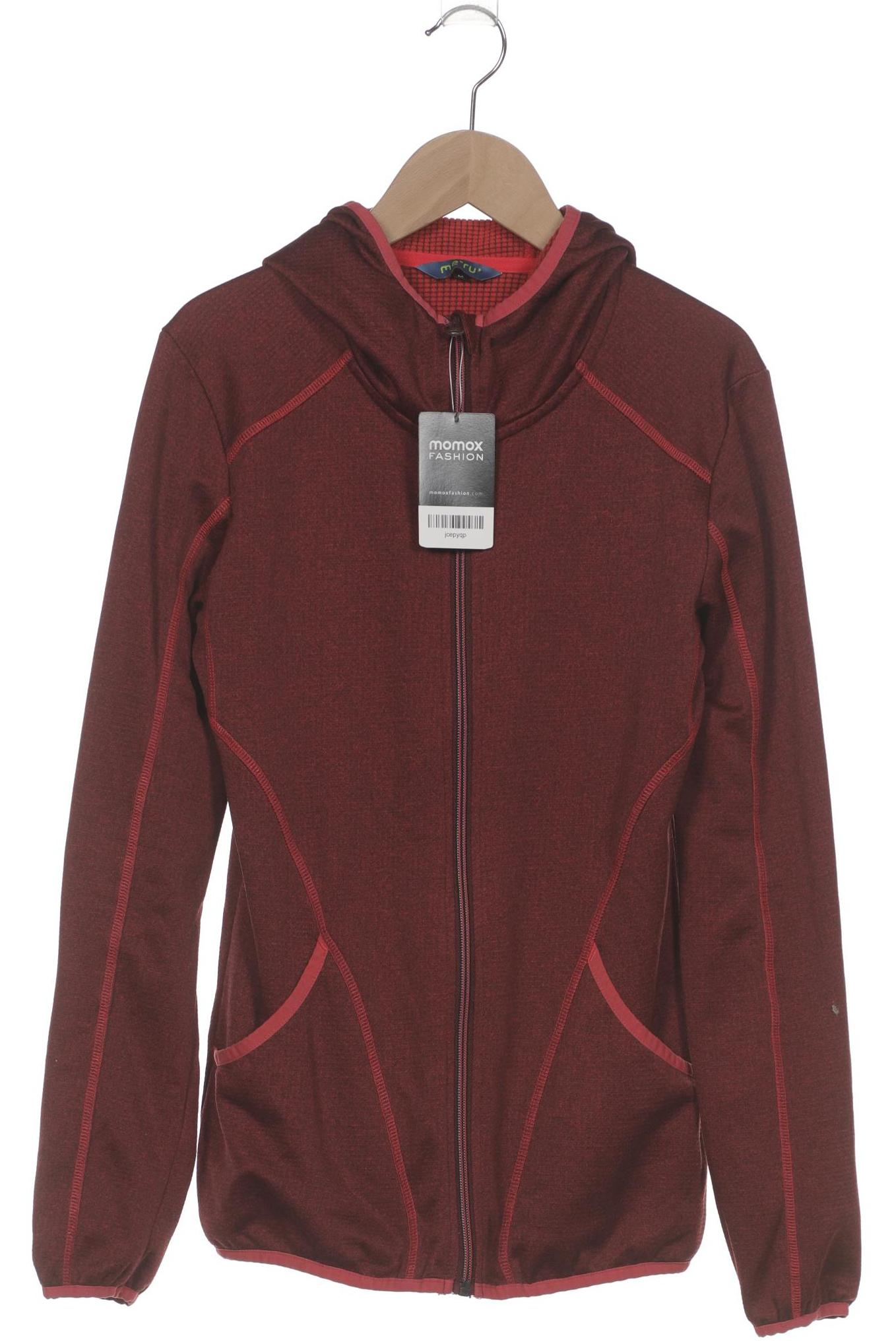 

meru Damen Kapuzenpullover, bordeaux, Gr. 38