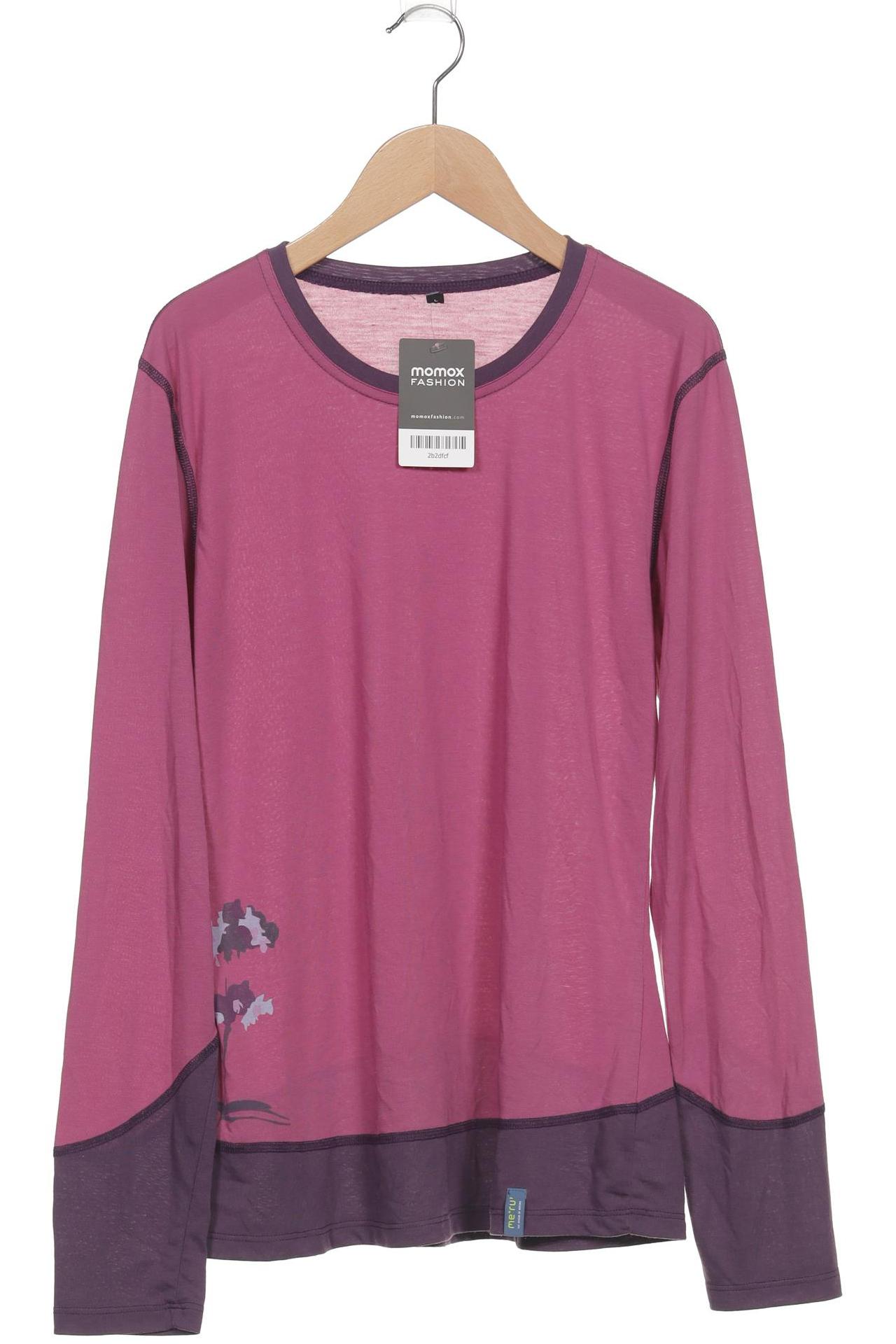 

meru Damen Langarmshirt, pink, Gr. 42
