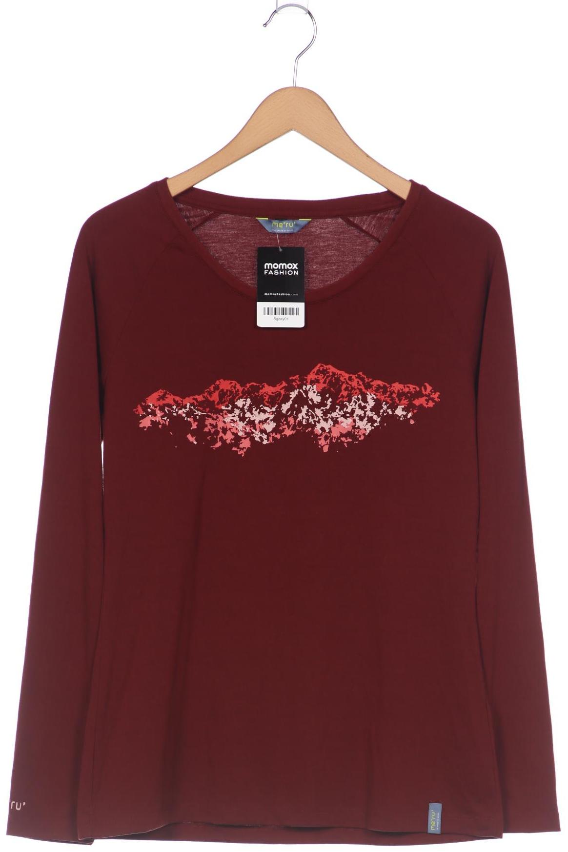 

meru Damen Langarmshirt, bordeaux, Gr. 42