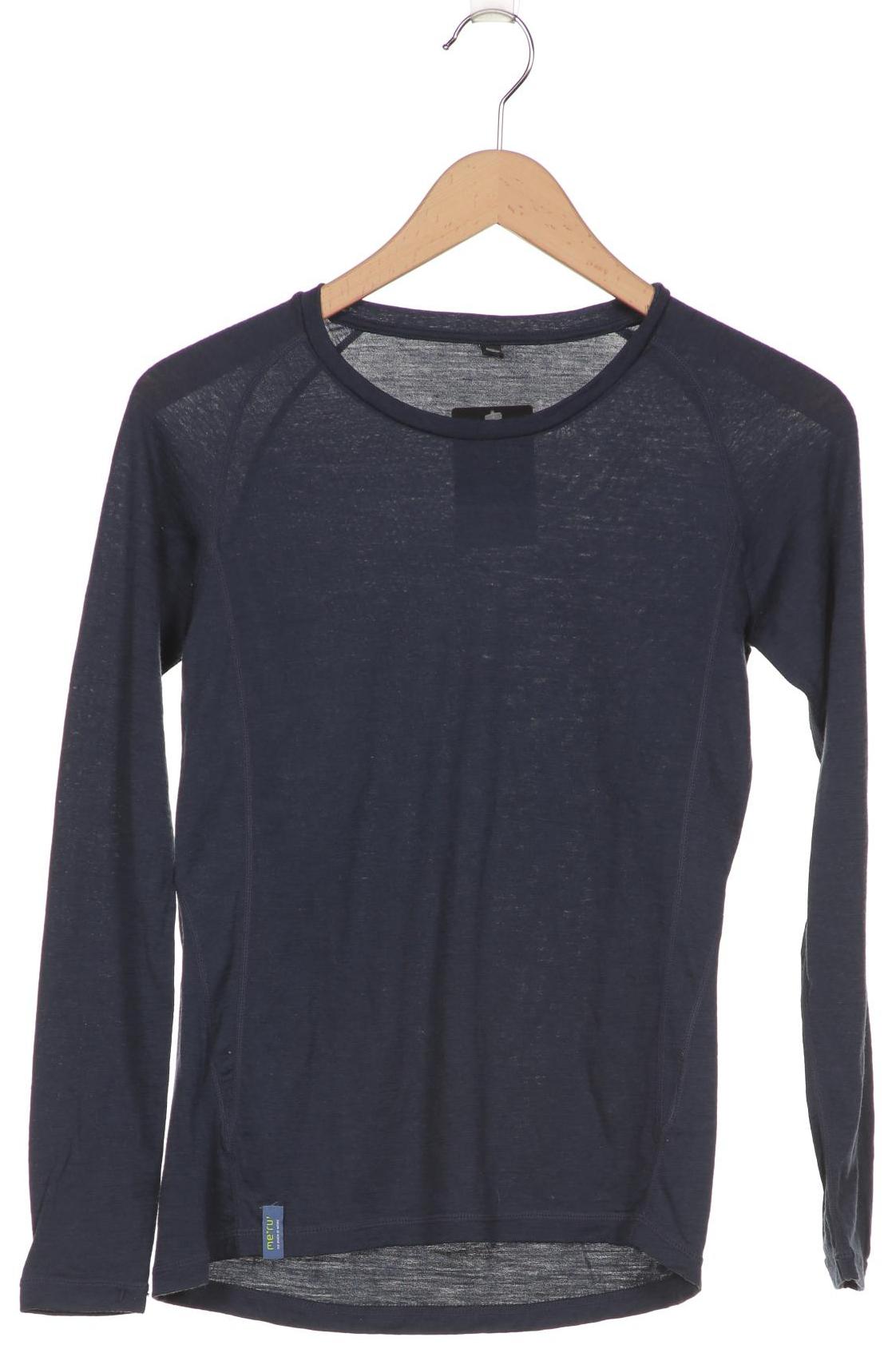 

meru Damen Langarmshirt, marineblau, Gr. 36