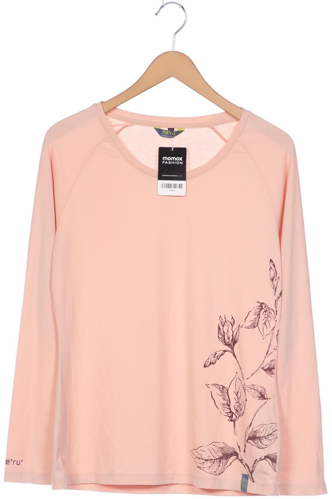 

meru Damen Langarmshirt, pink, Gr. 42
