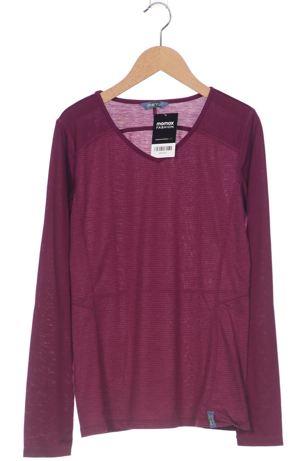 

meru Damen Langarmshirt, bordeaux, Gr. 36