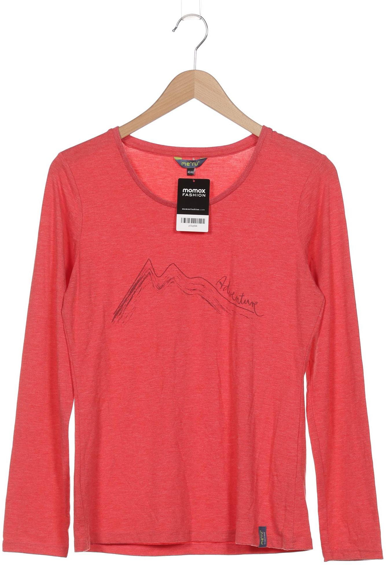 

meru Damen Langarmshirt, rot, Gr. 40
