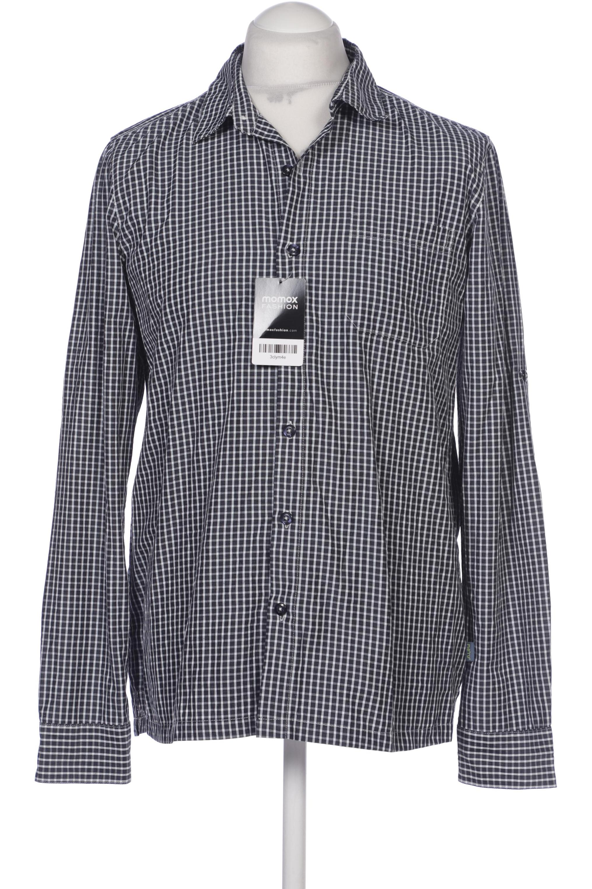 

meru Herren Hemd, marineblau, Gr. 48