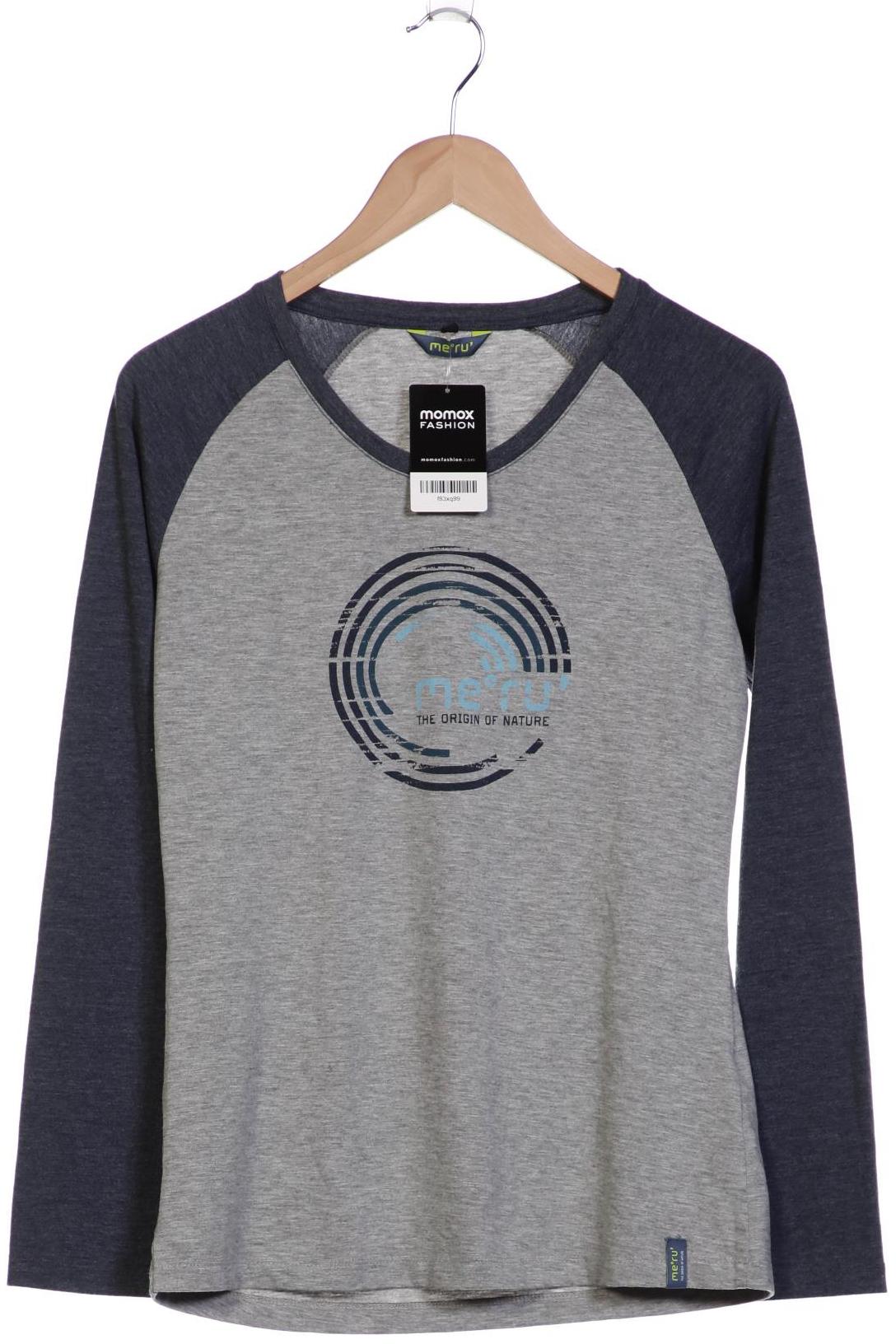 

meru Herren Langarmshirt, grau, Gr. 48