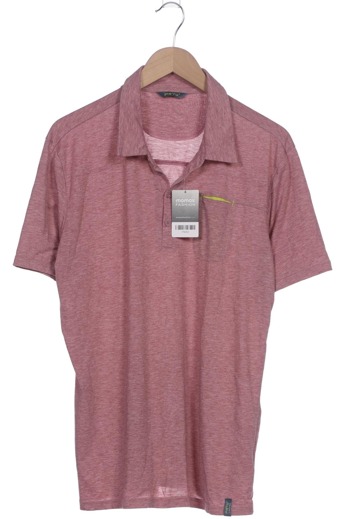 

meru Herren Poloshirt, pink, Gr. 56