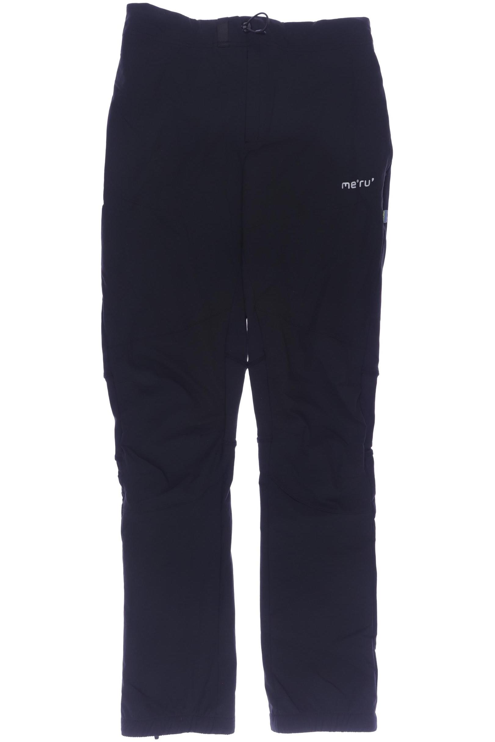 

meru Herren Stoffhose, schwarz, Gr. 0