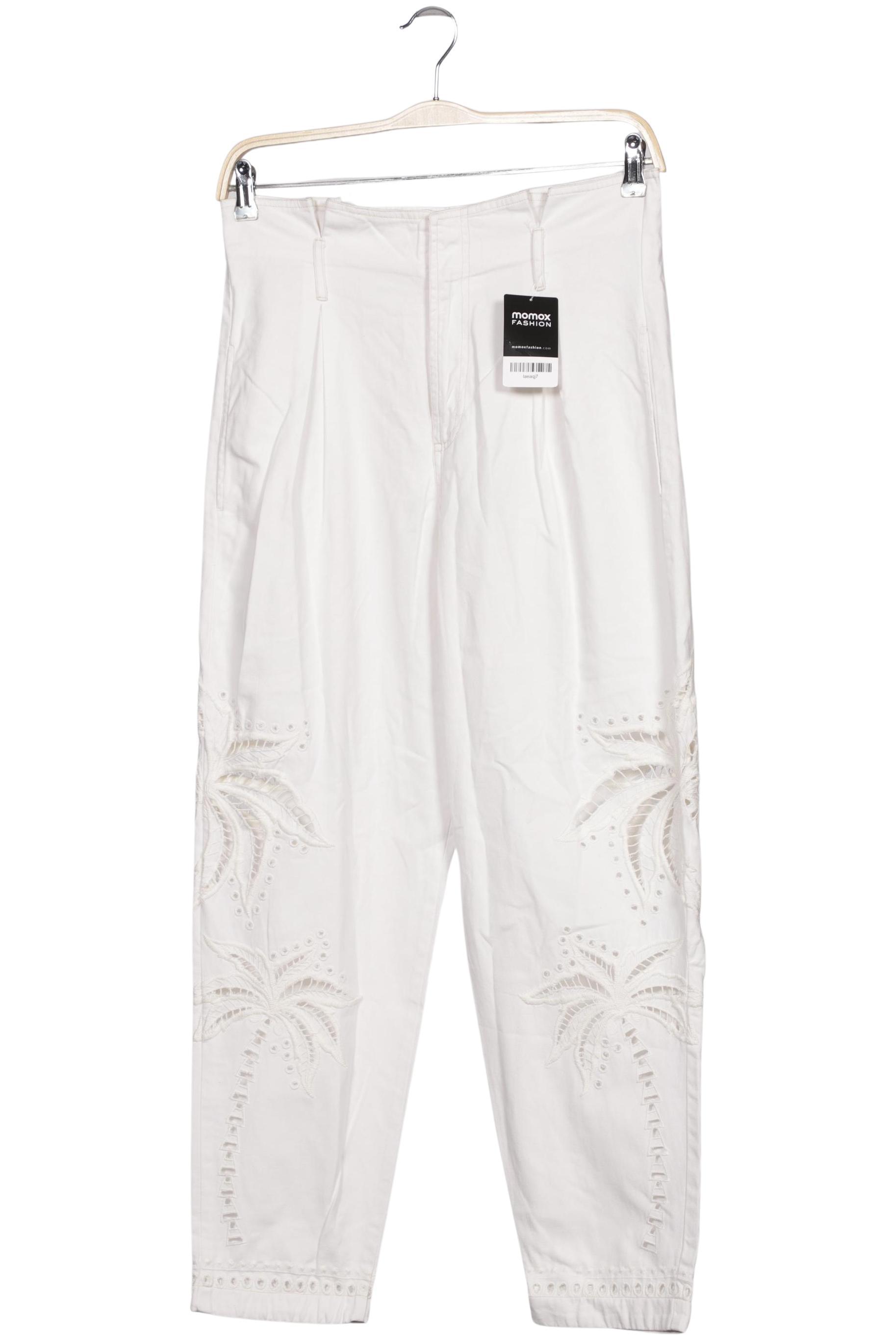 

MES Demoiselles Damen Stoffhose, weiß, Gr. 38