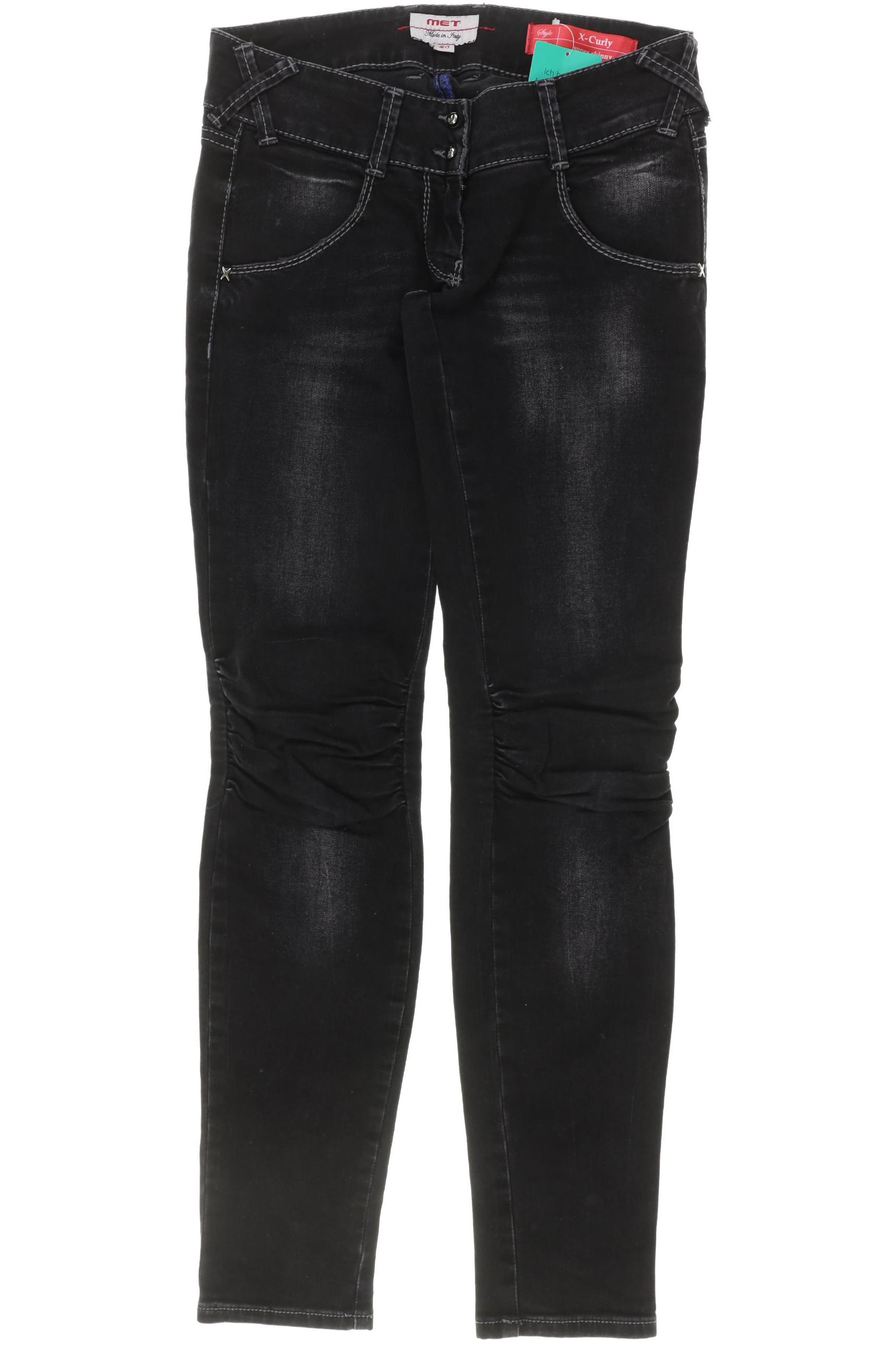 

MET Jeans Damen Jeans, schwarz, Gr. 26
