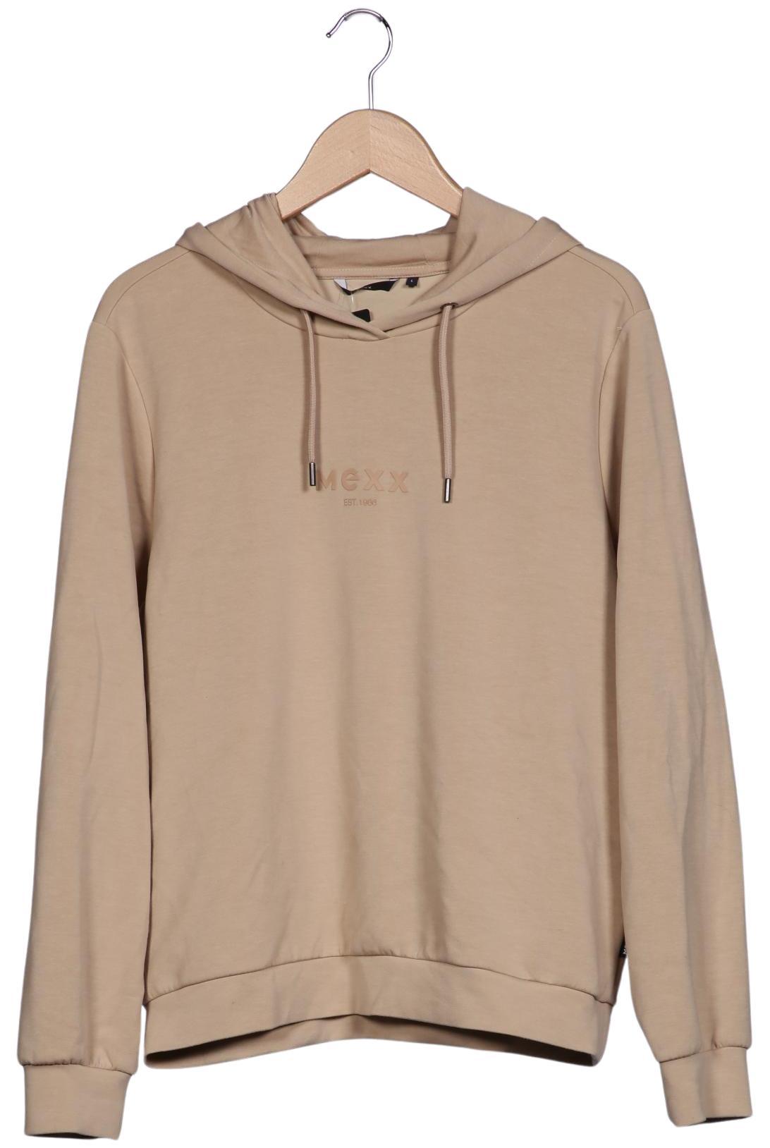 

Mexx Damen Kapuzenpullover, beige, Gr. 42
