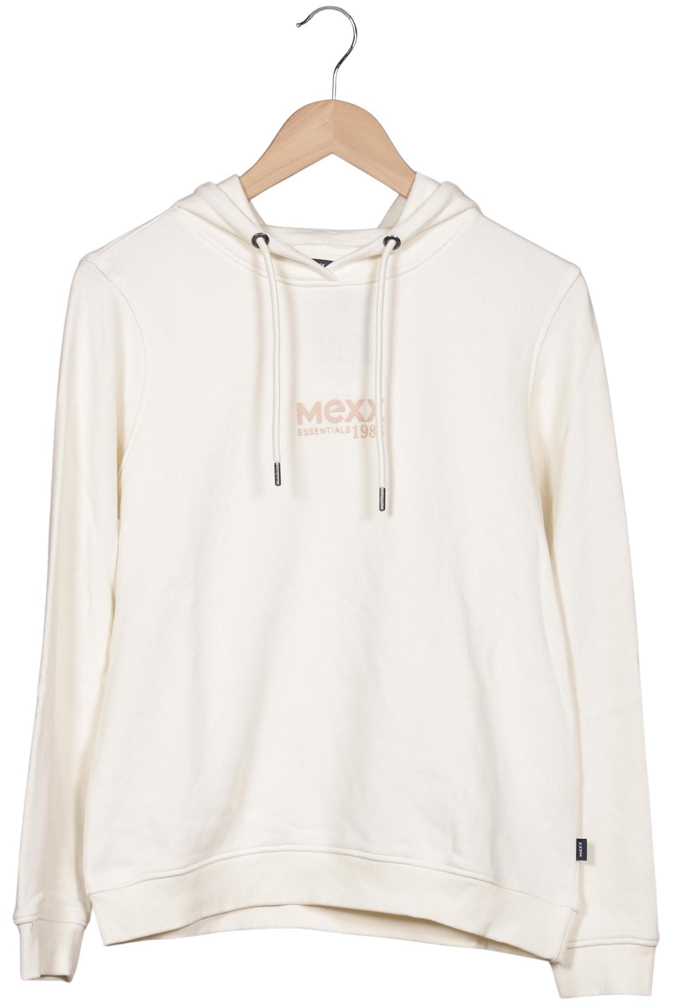

Mexx Damen Kapuzenpullover, cremeweiß, Gr. 36