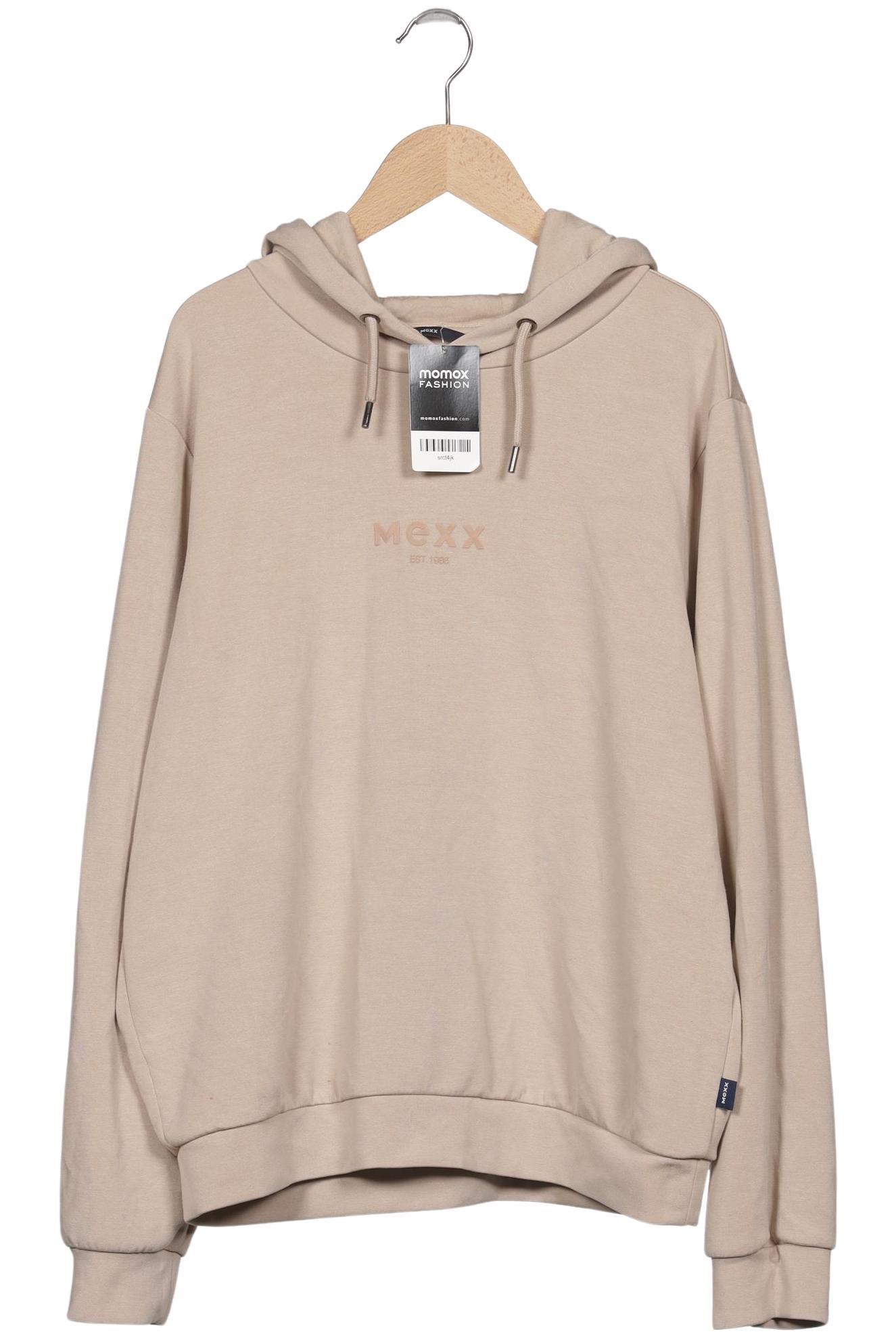 

Mexx Damen Kapuzenpullover, beige, Gr. 68