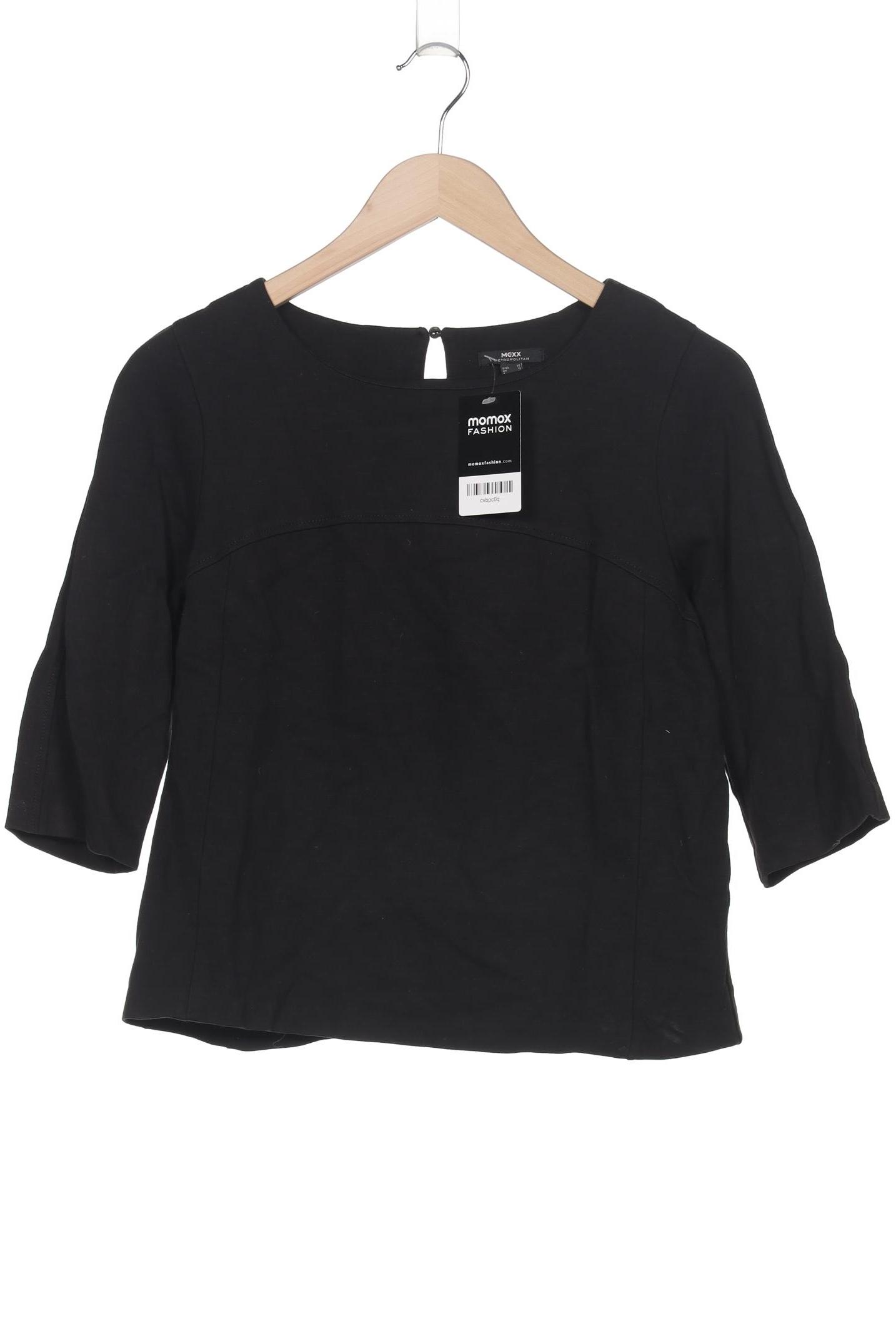 

Mexx Damen Langarmshirt, schwarz, Gr. 38