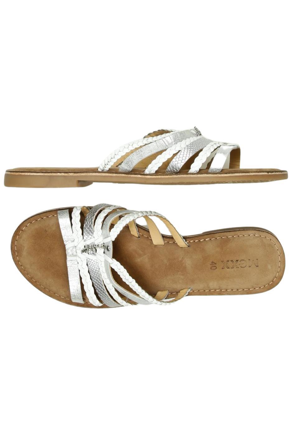 

Mexx Damen Sandale, silber, Gr. 40