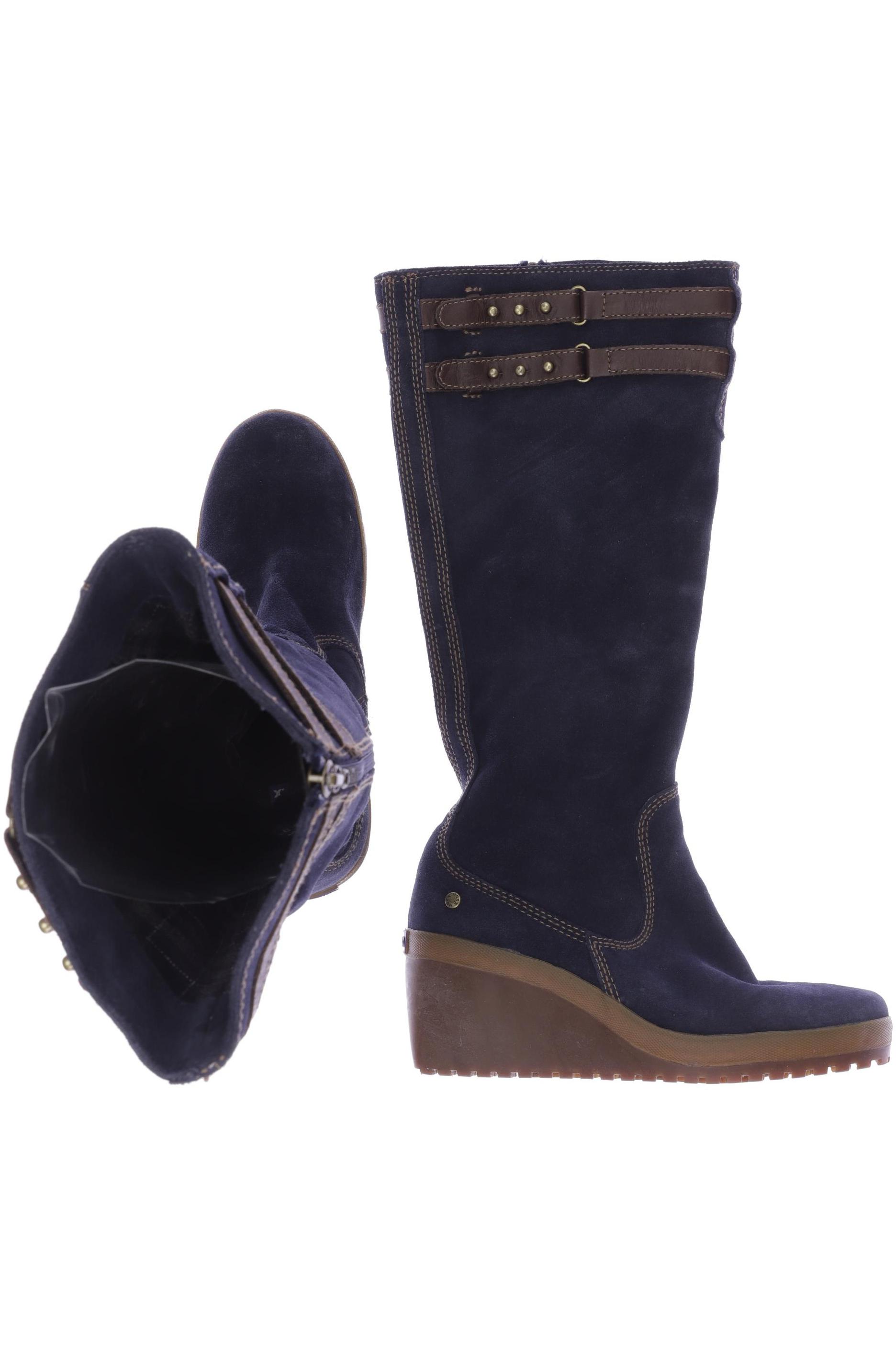 

MEXX Damen Stiefel, marineblau