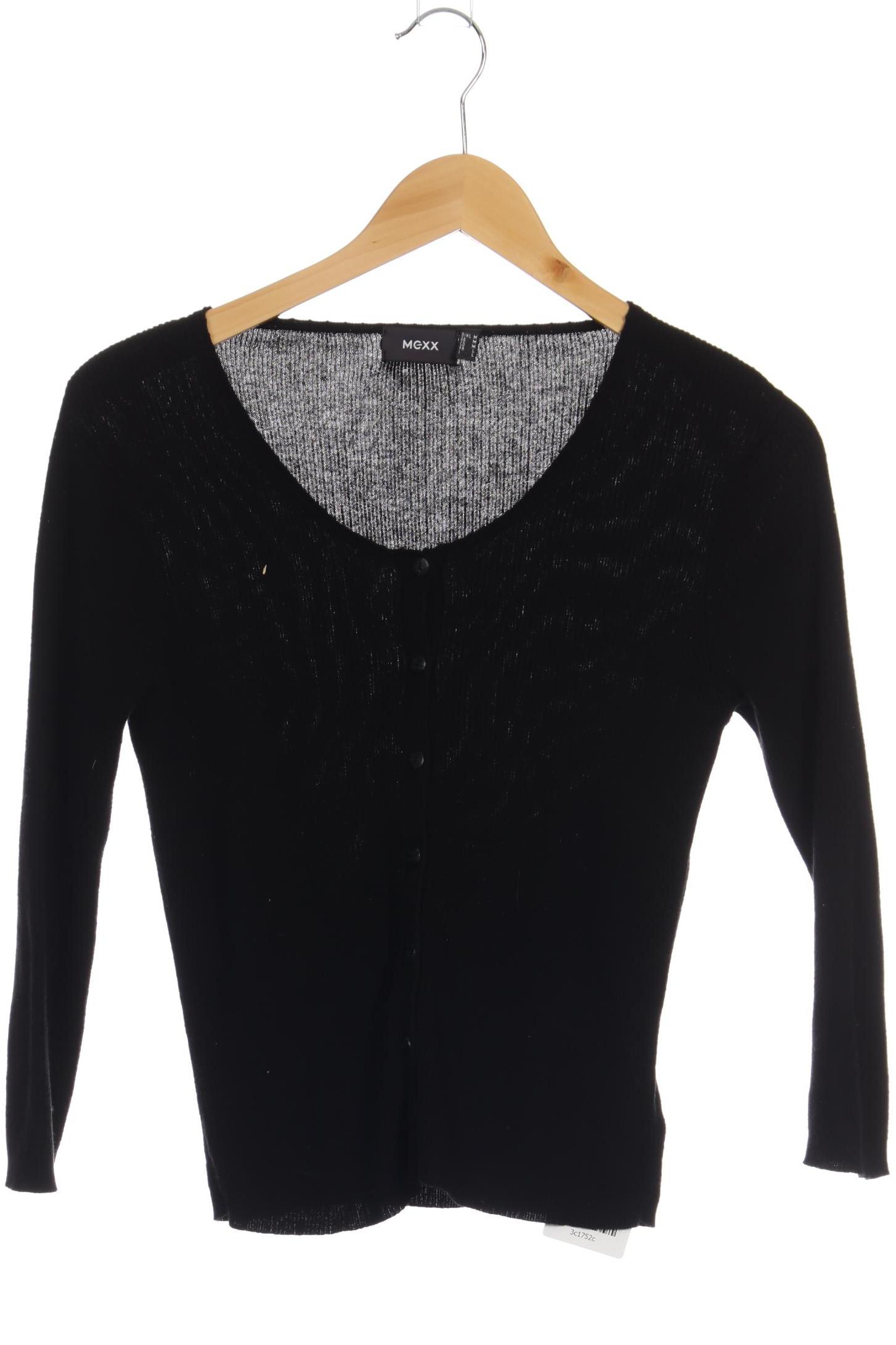 

Mexx Damen Strickjacke, schwarz, Gr. 38