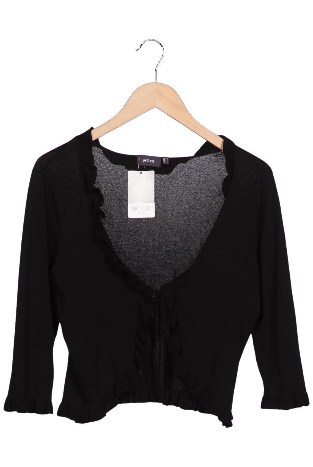 

Mexx Damen Strickjacke, schwarz, Gr. 42