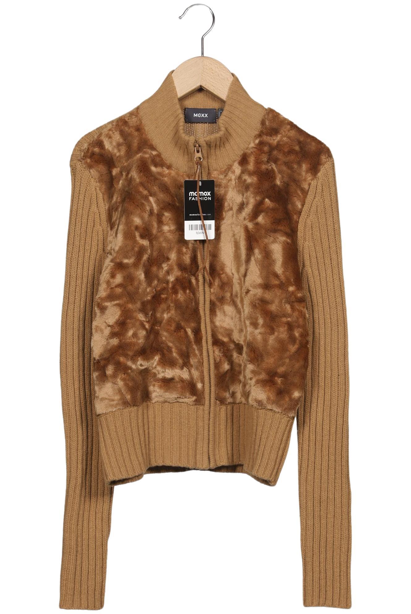 

Mexx Damen Strickjacke, beige, Gr. 38