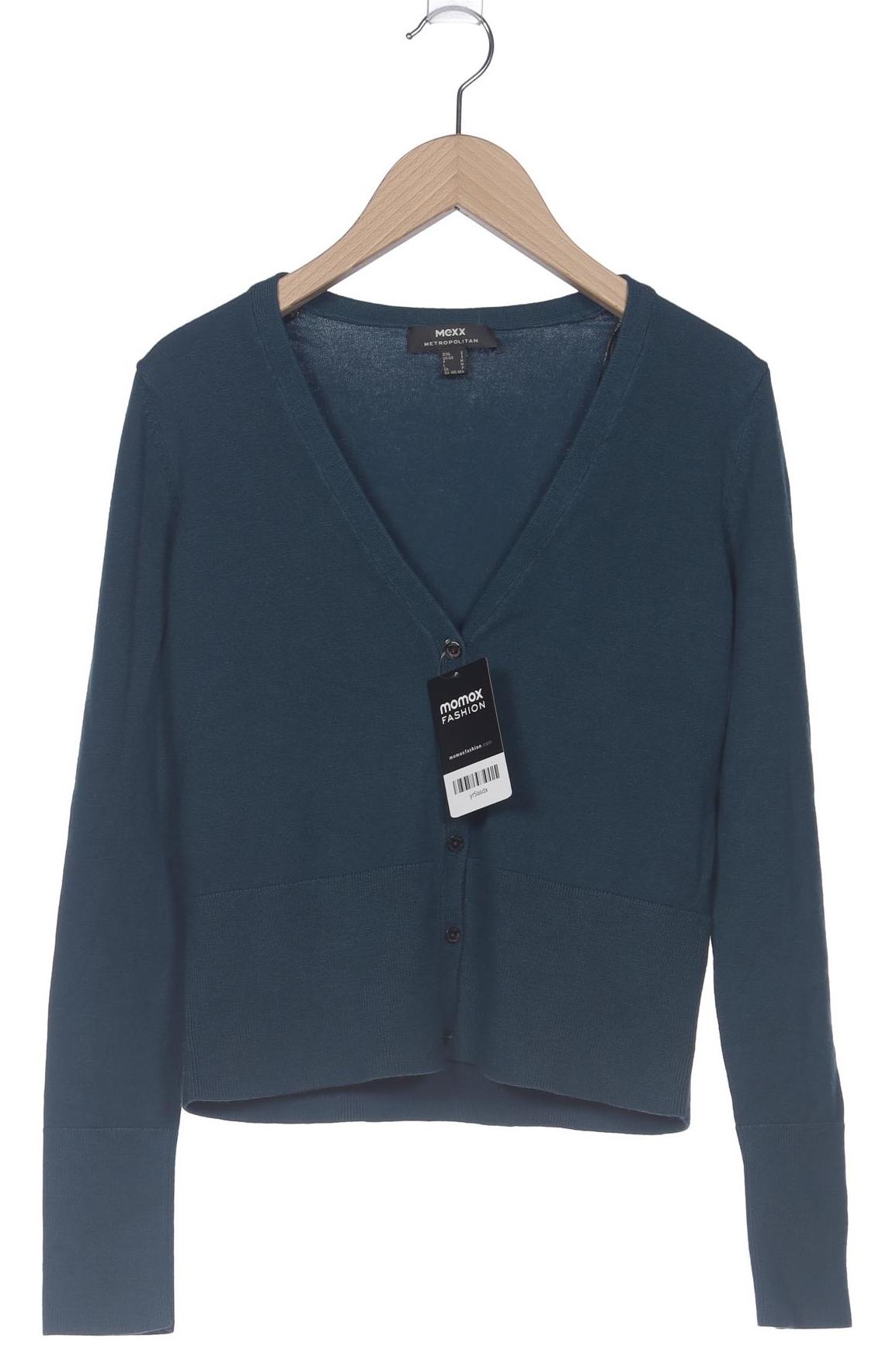 

Mexx Damen Strickjacke, blau, Gr. 36