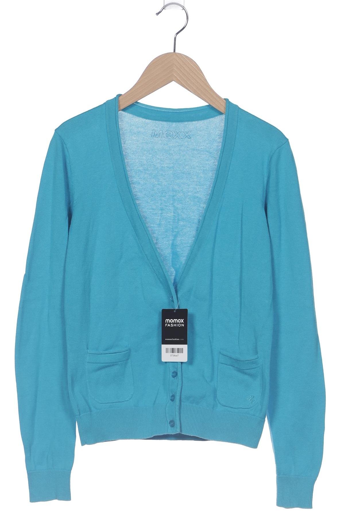 

Mexx Damen Strickjacke, blau, Gr. 36