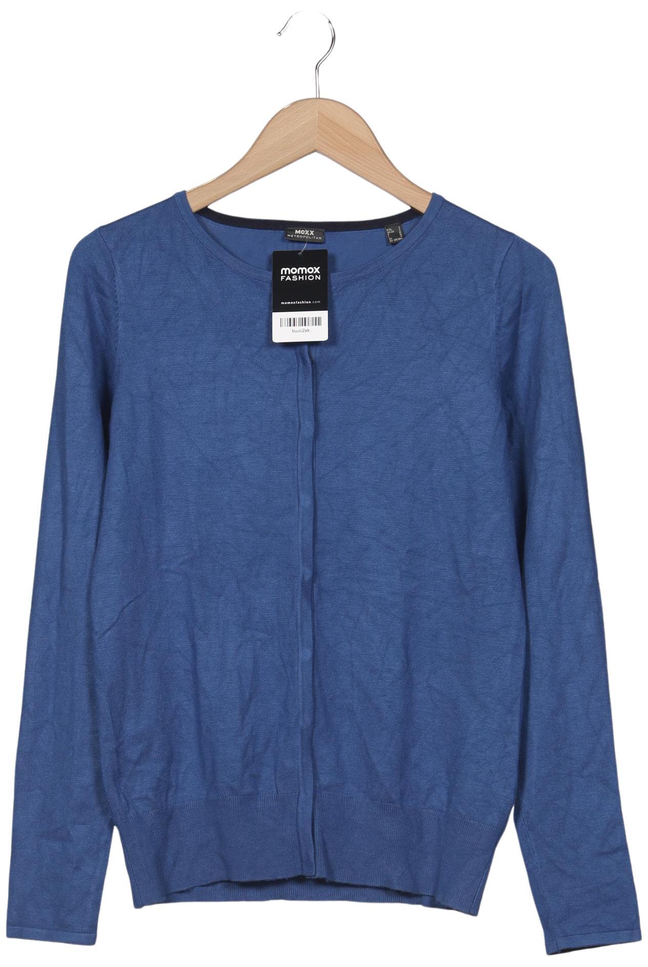 

Mexx Damen Strickjacke, blau, Gr. 36