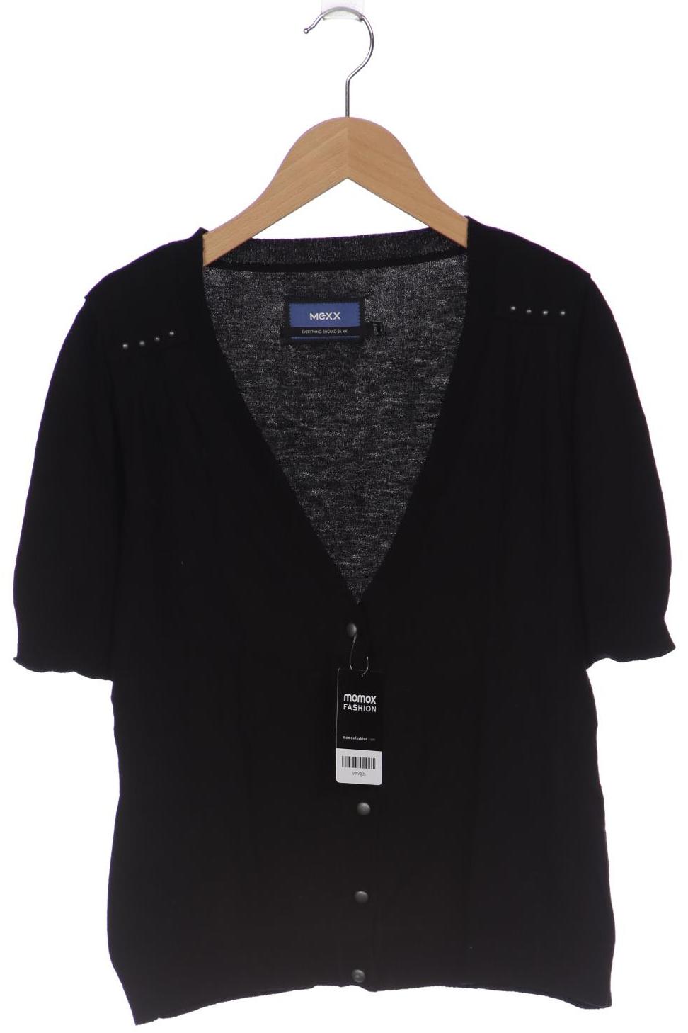 

Mexx Damen Strickjacke, schwarz, Gr. 42