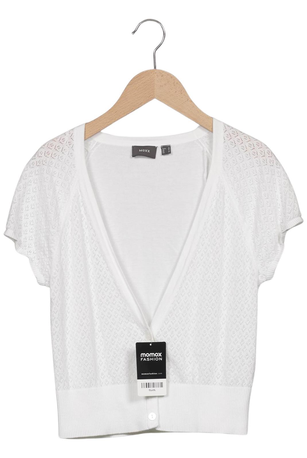 

Mexx Damen Strickjacke, weiß, Gr. 38