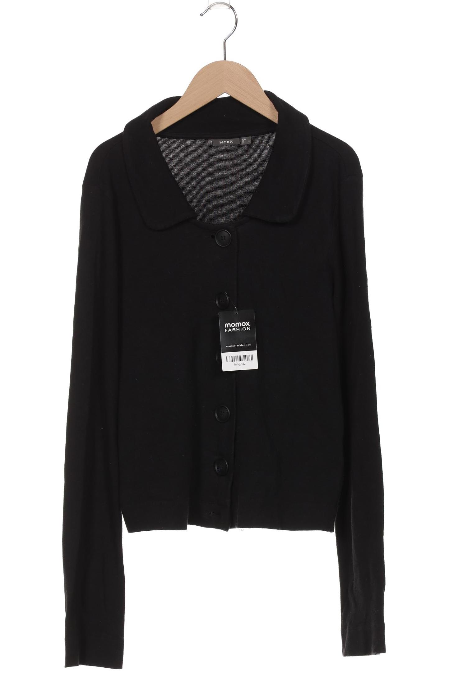 

Mexx Damen Strickjacke, schwarz, Gr. 42