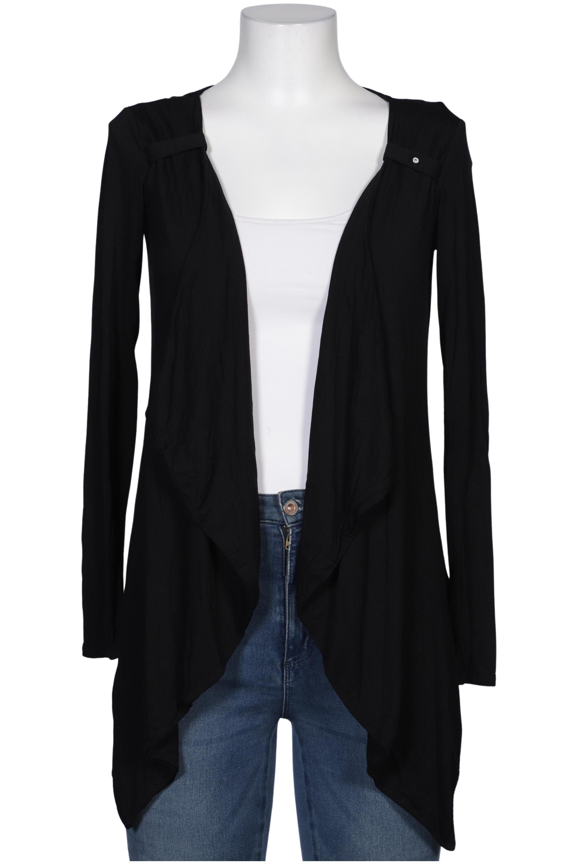 

Mexx Damen Strickjacke, schwarz, Gr. 38