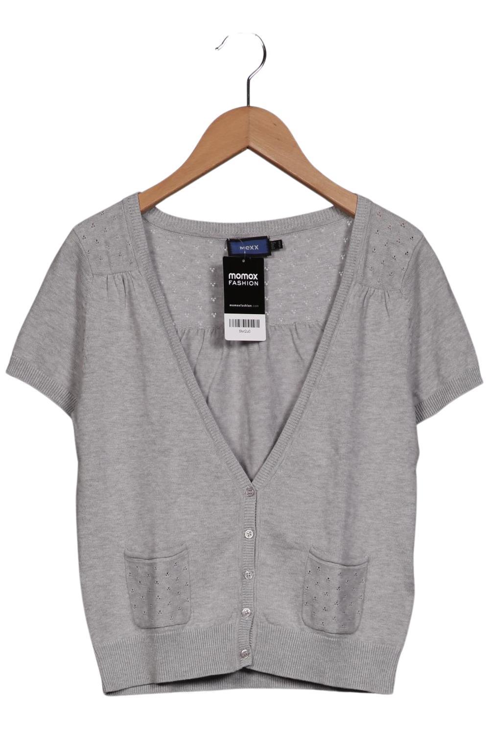 

Mexx Damen Strickjacke, grau, Gr. 36