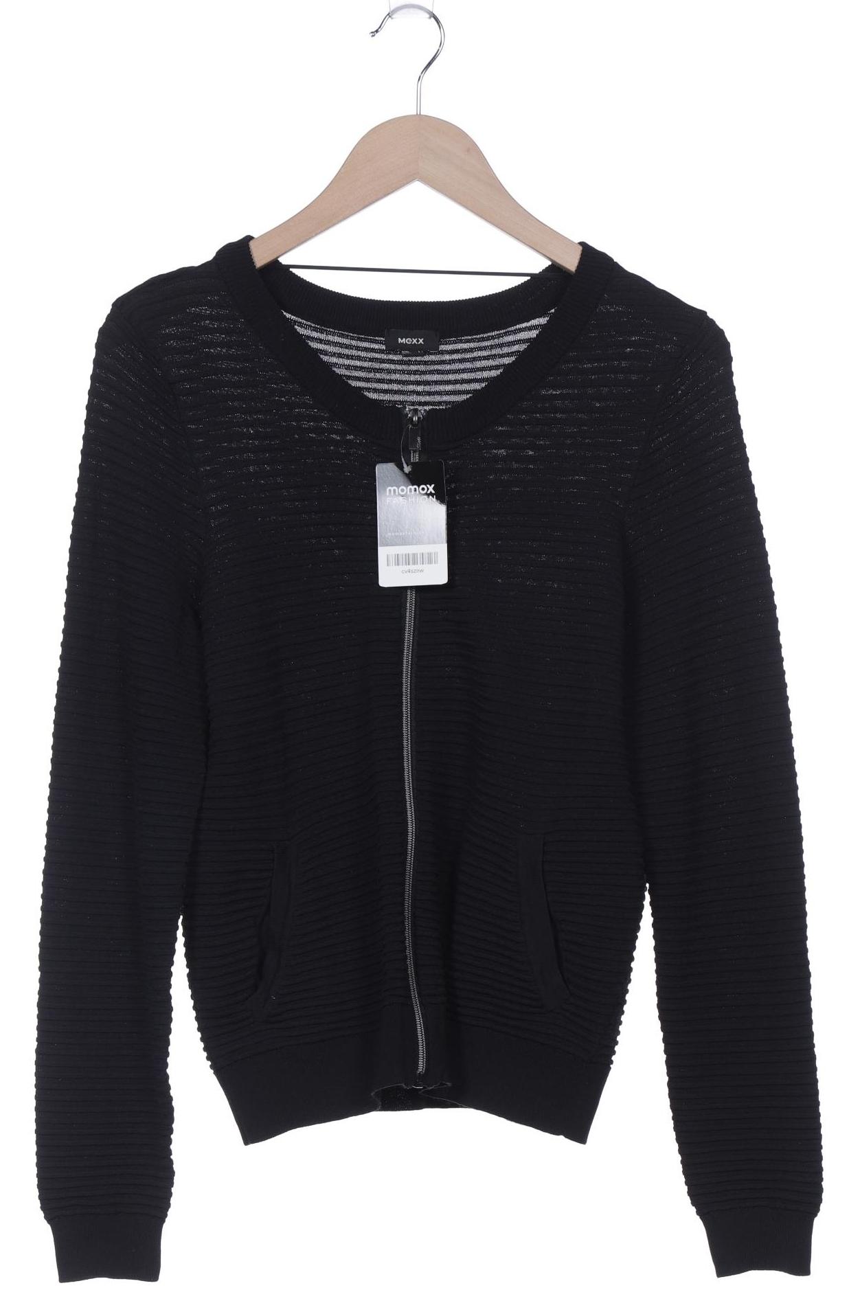 

Mexx Damen Strickjacke, schwarz, Gr. 42