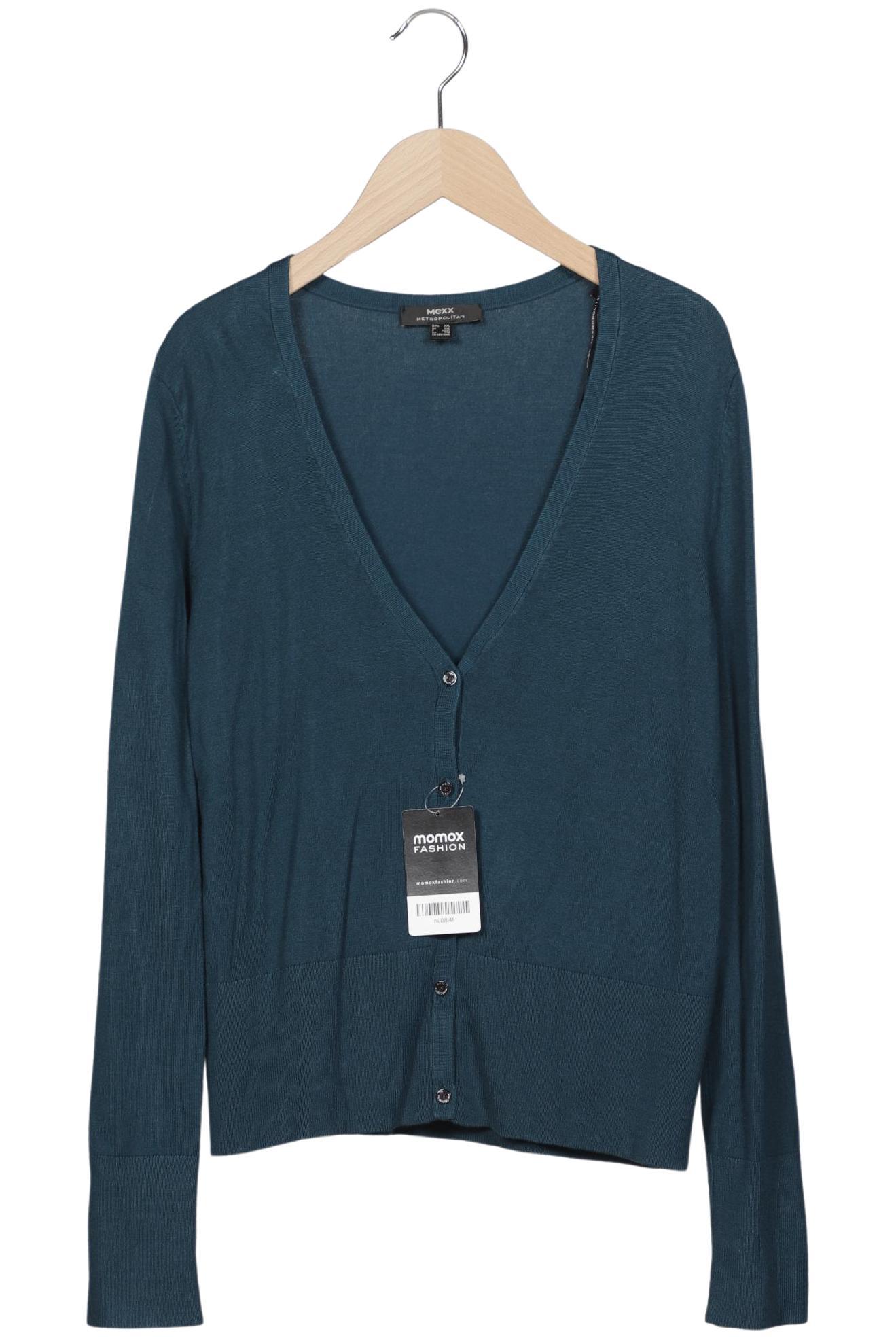 

Mexx Damen Strickjacke, türkis, Gr. 46